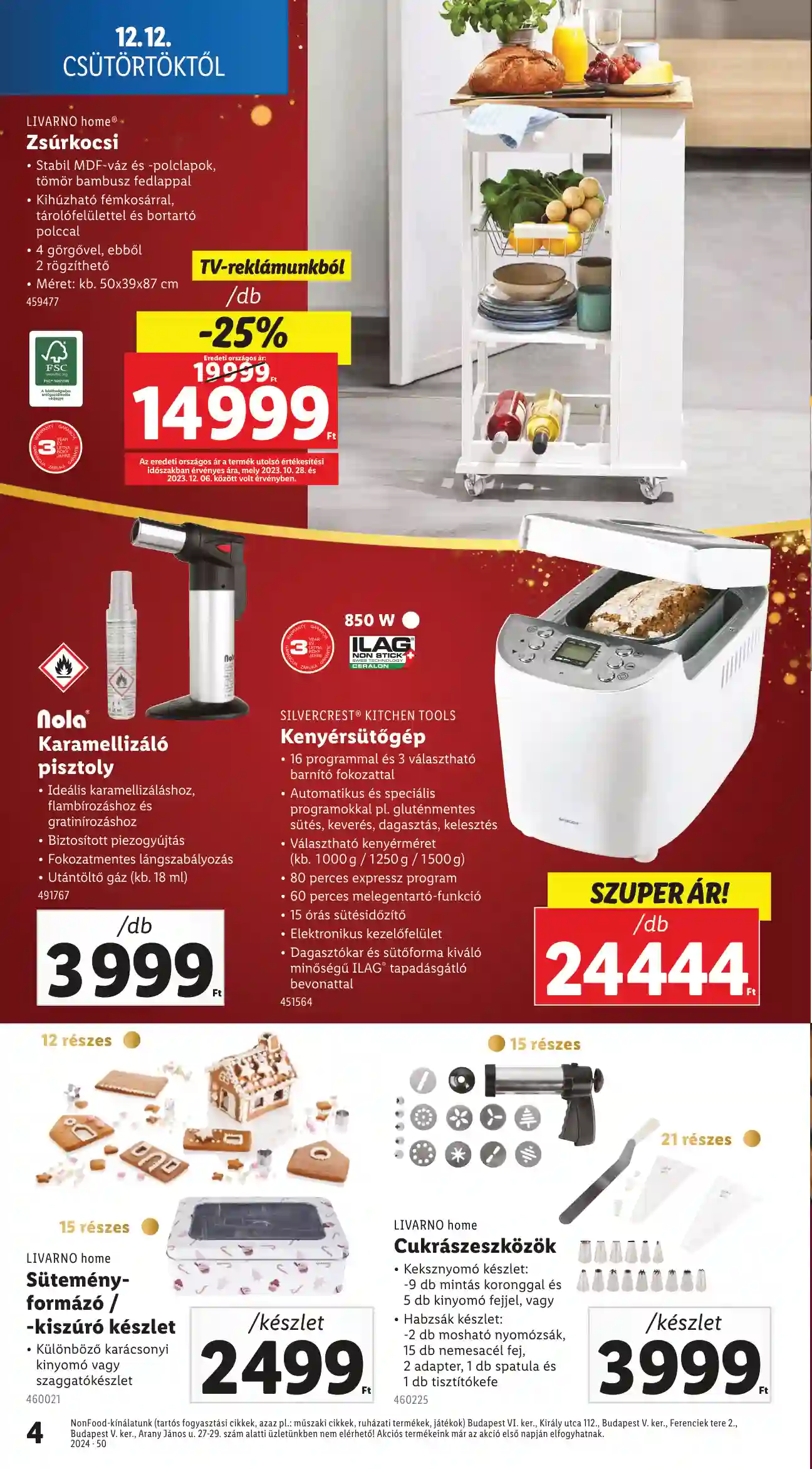 Lidl akciós újság 50. hét (Érvényes 12.12-től) (19 oldal)