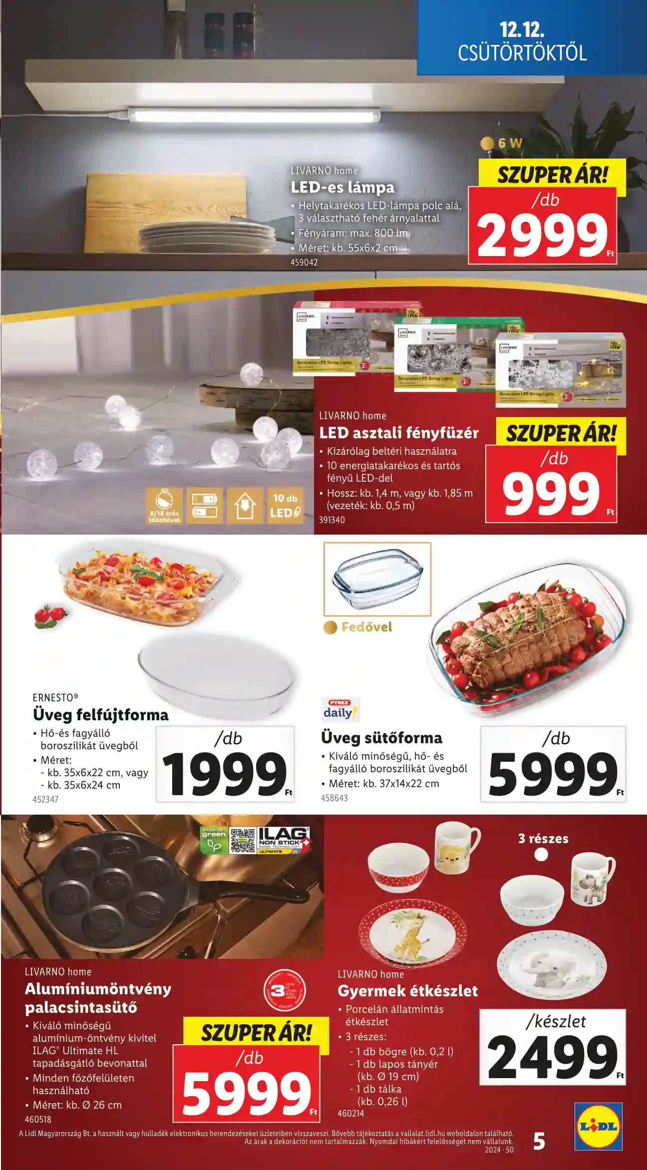 Lidl akciós újság 50. hét (Érvényes 12.12-től) (20 oldal)