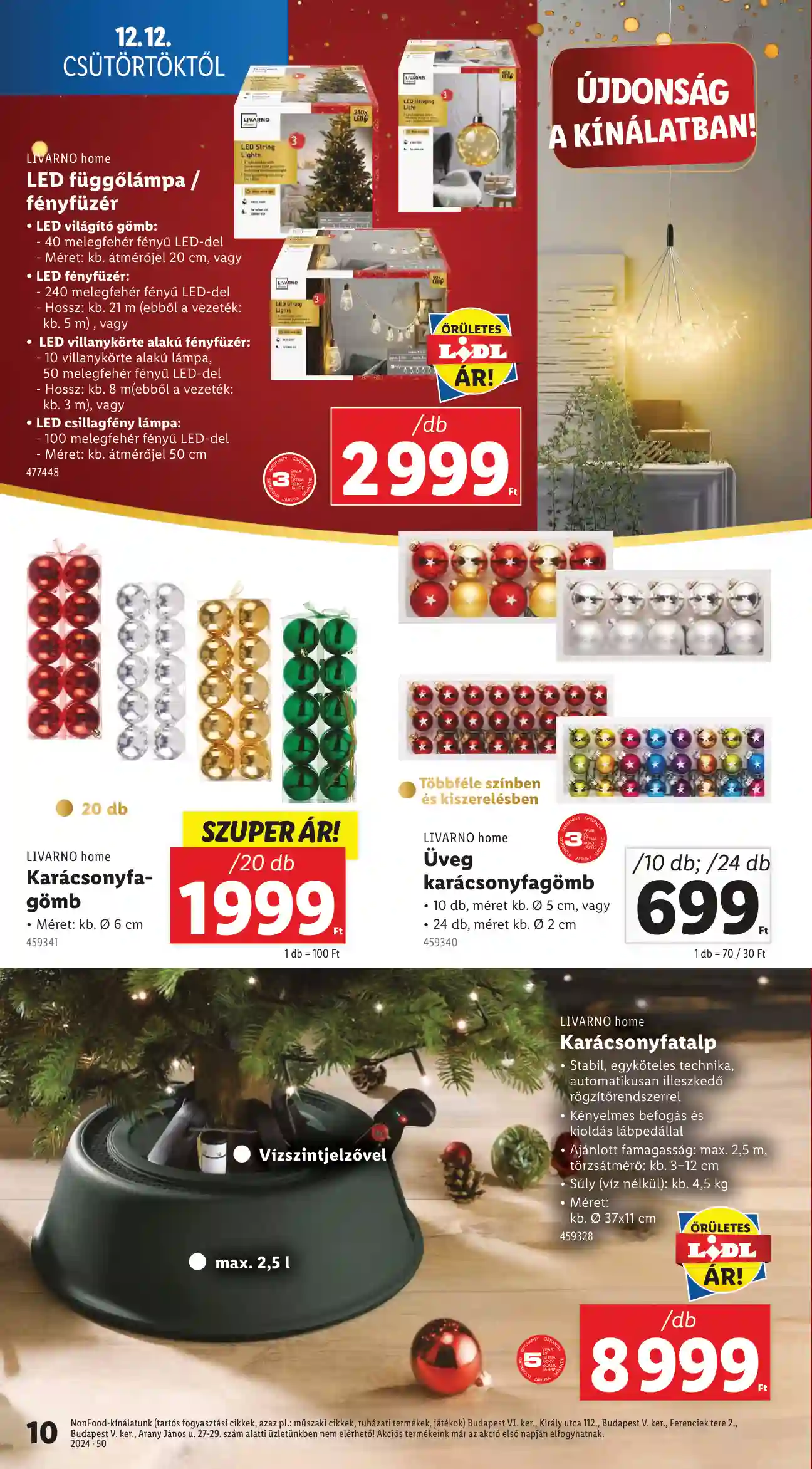 Lidl akciós újság 50. hét (Érvényes 12.12-től) (25 oldal)