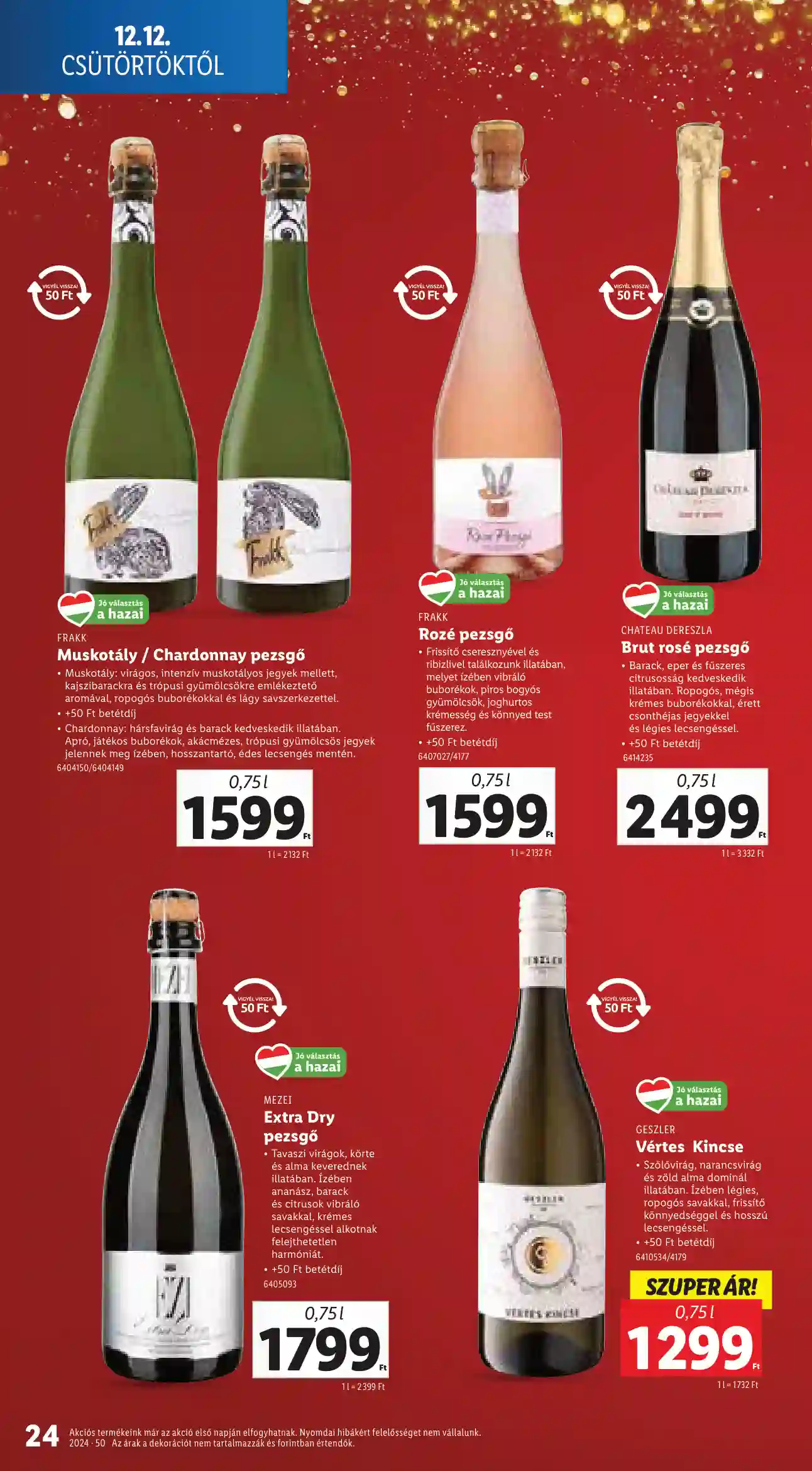 Lidl akciós újság 50. hét (Érvényes 12.12-től) (17 oldal)