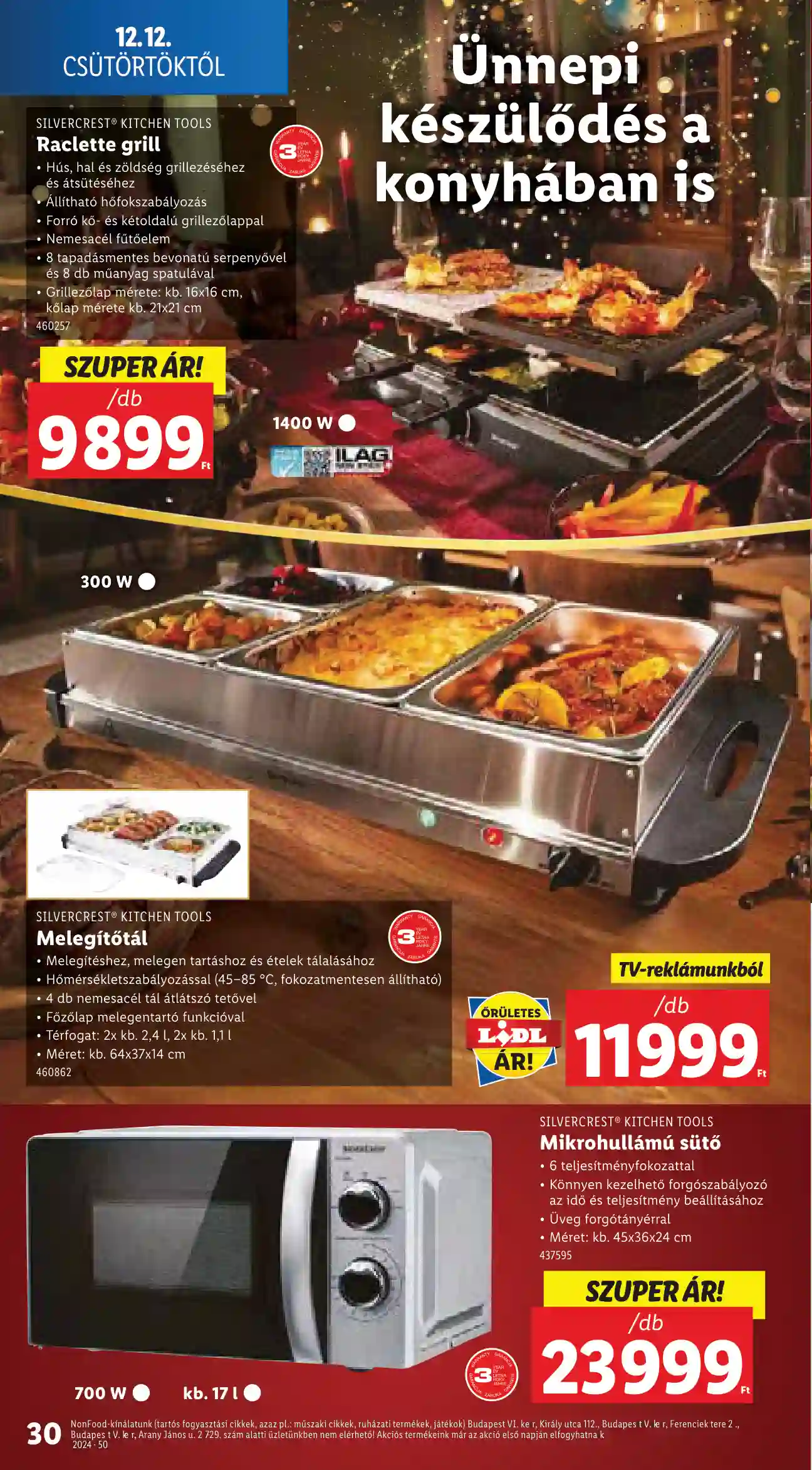 Lidl akciós újság 50. hét (Érvényes 12.12-től) (23 oldal)