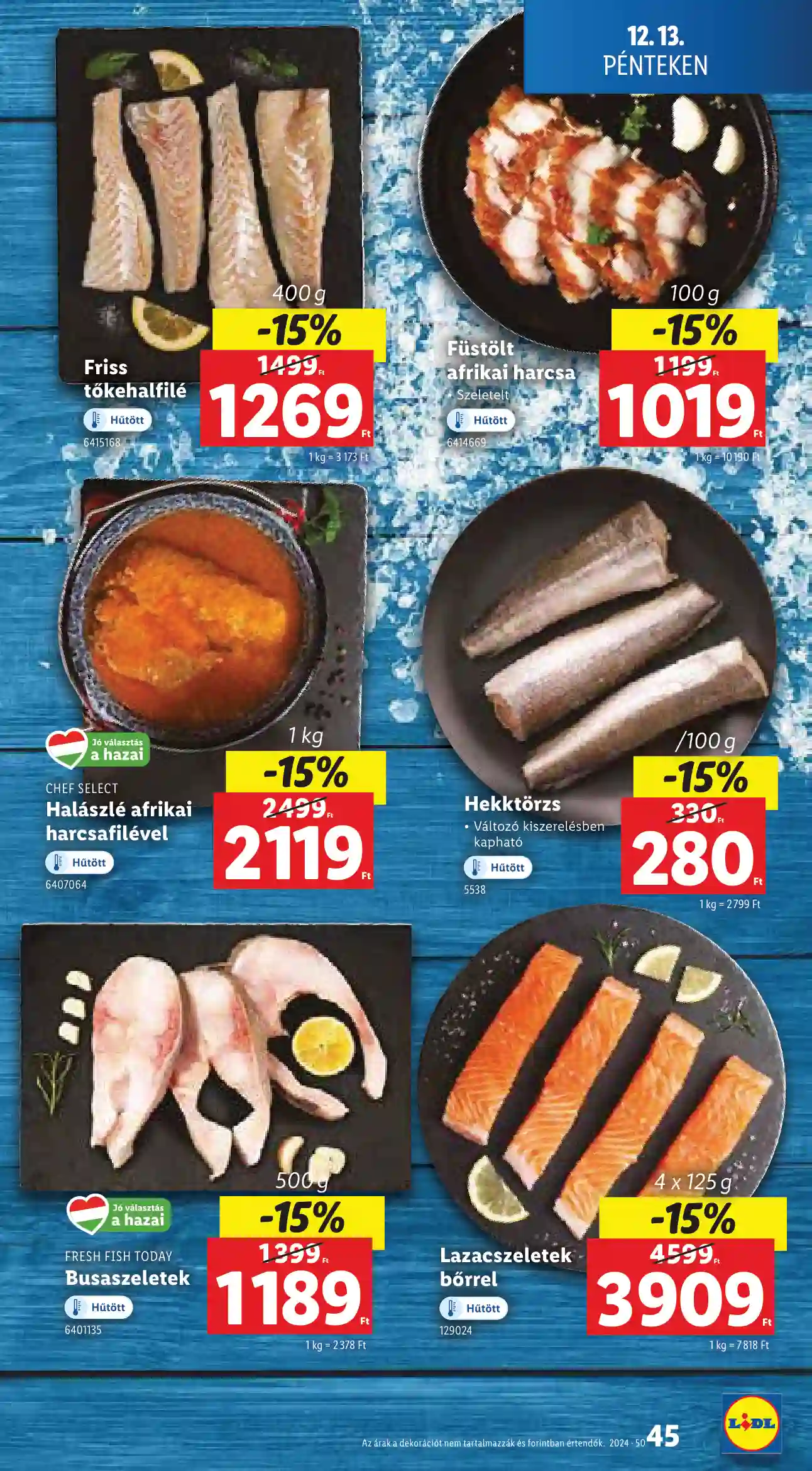 Lidl akciós újság 50. hét (Érvényes 12.12-től) (40 oldal)