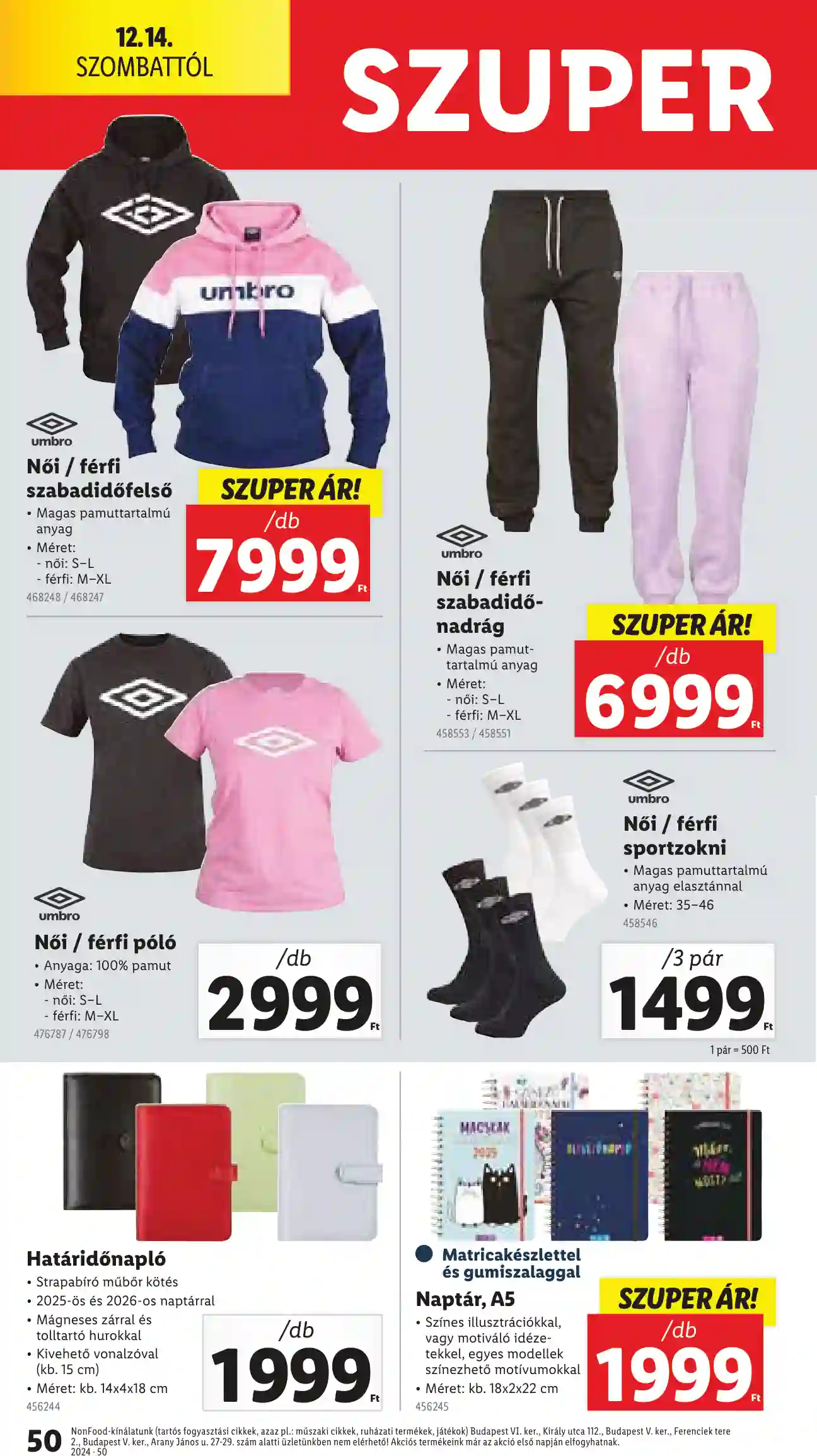 Lidl akciós újság 50. hét (Érvényes 12.12-től) (45 oldal)
