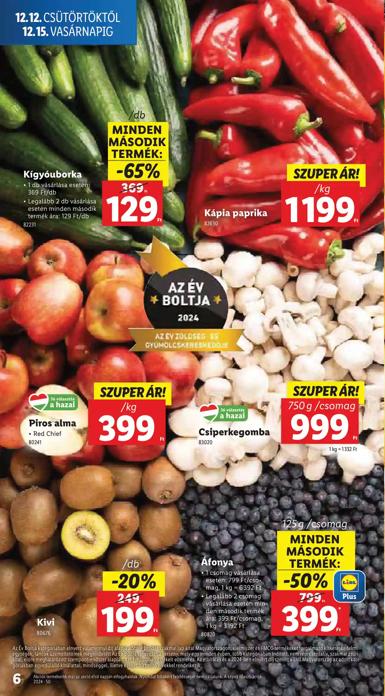 Lidl akciós újság 50. hét (Érvényes 12.12-től) (46 oldal)
