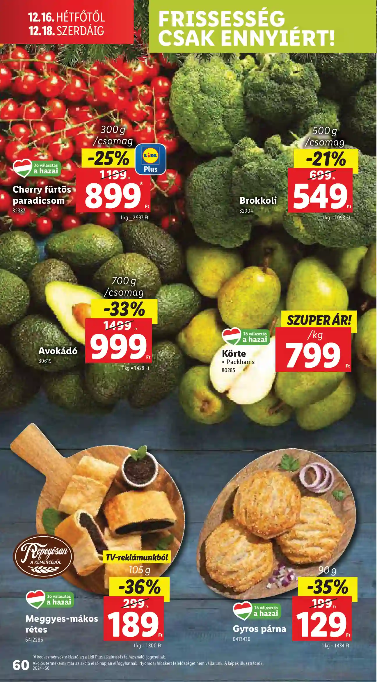 Lidl akciós újság 50. hét (Érvényes 12.12-től) (56 oldal)