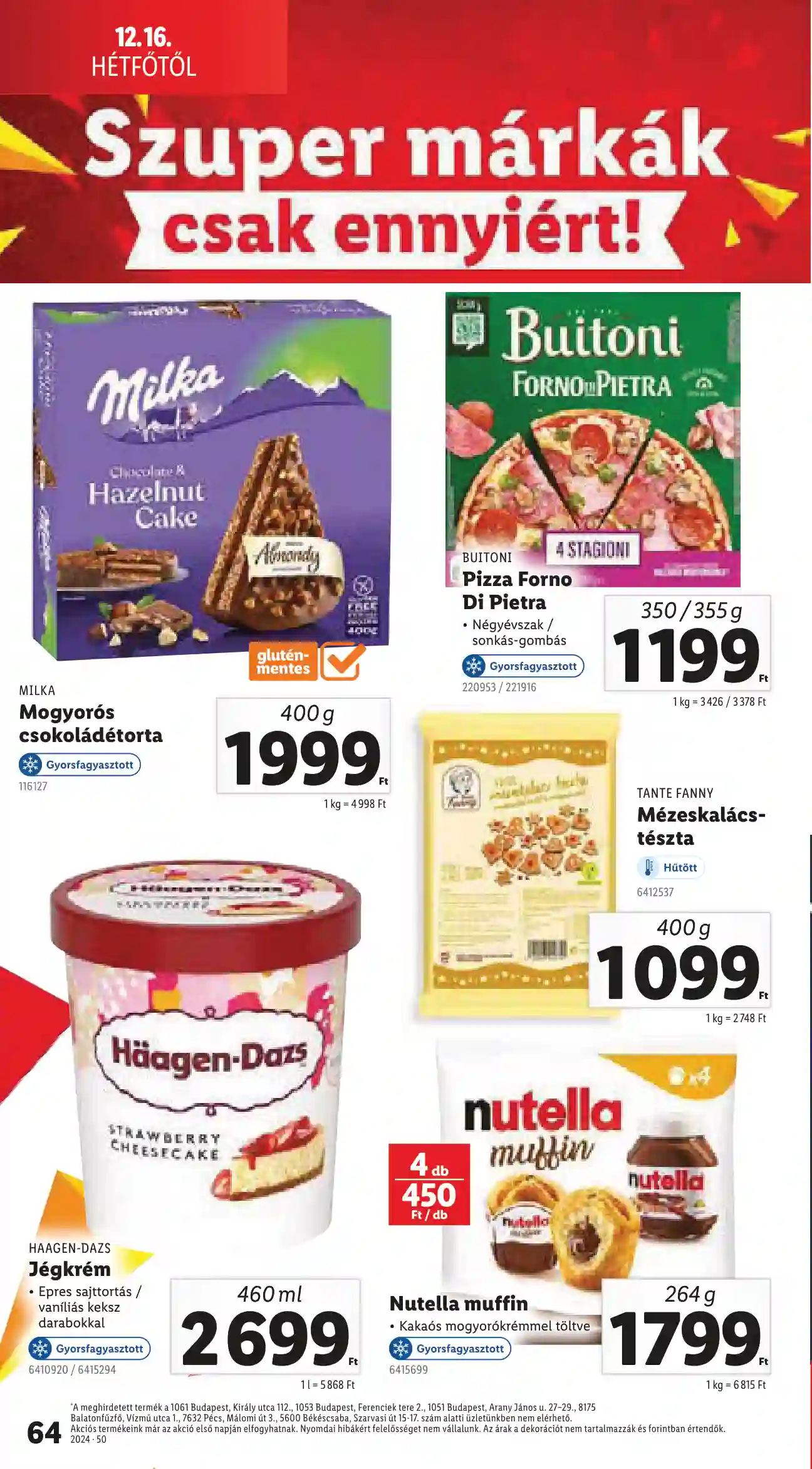 Lidl akciós újság 50. hét (Érvényes 12.12-től) (61 oldal)