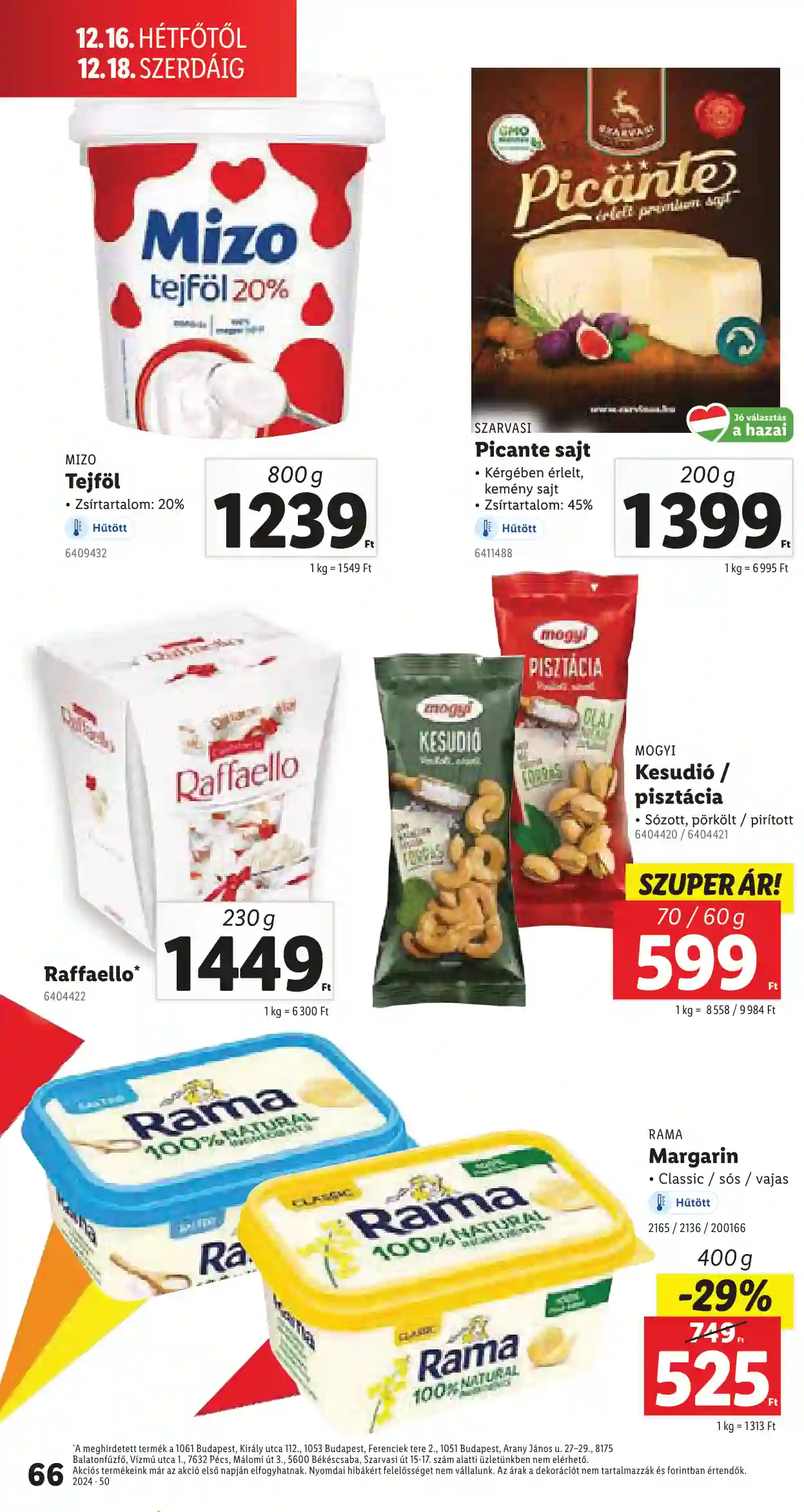Lidl akciós újság 50. hét (Érvényes 12.12-től) (63 oldal)