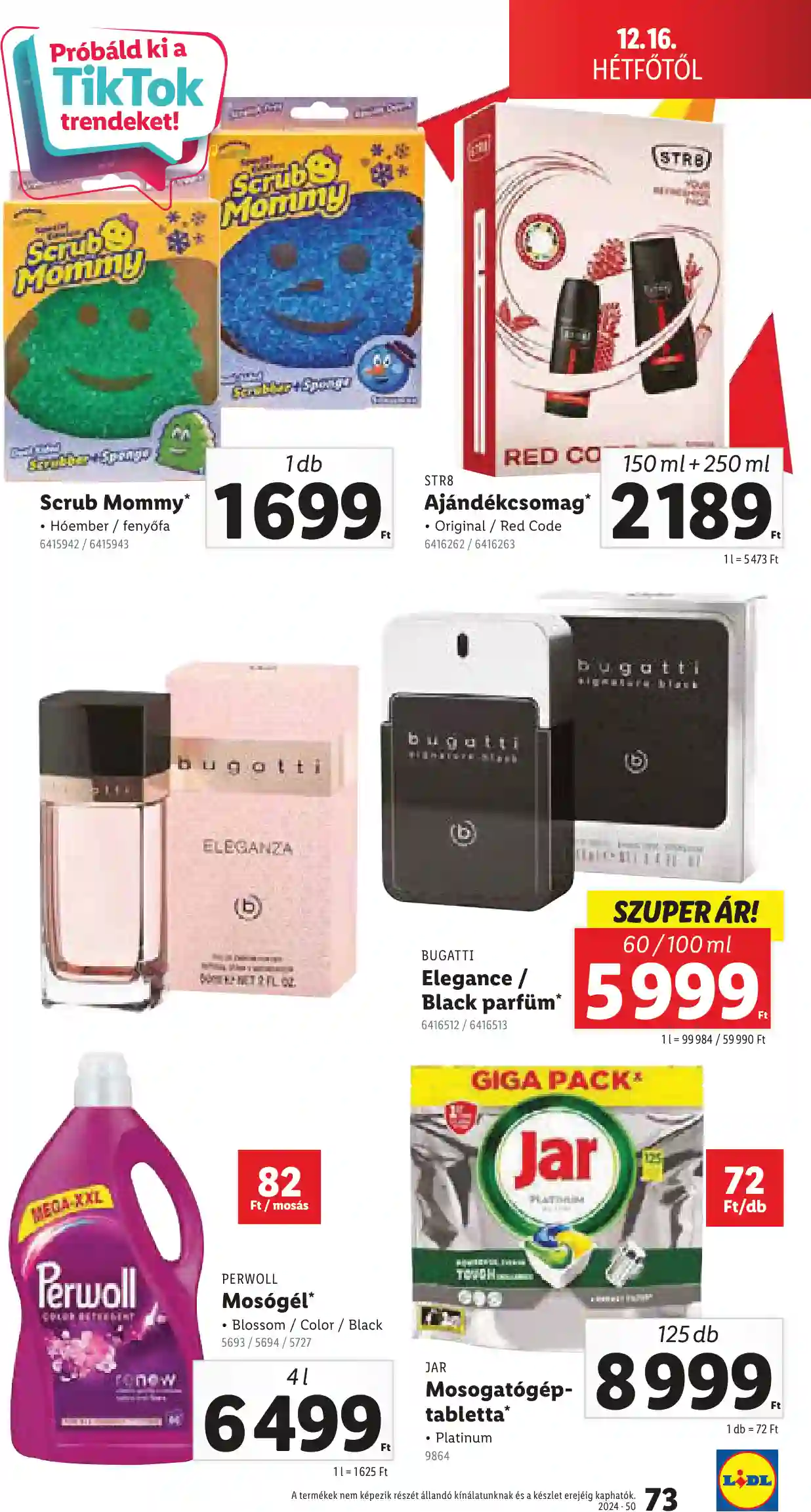 Lidl akciós újság 50. hét (Érvényes 12.12-től) (71 oldal)