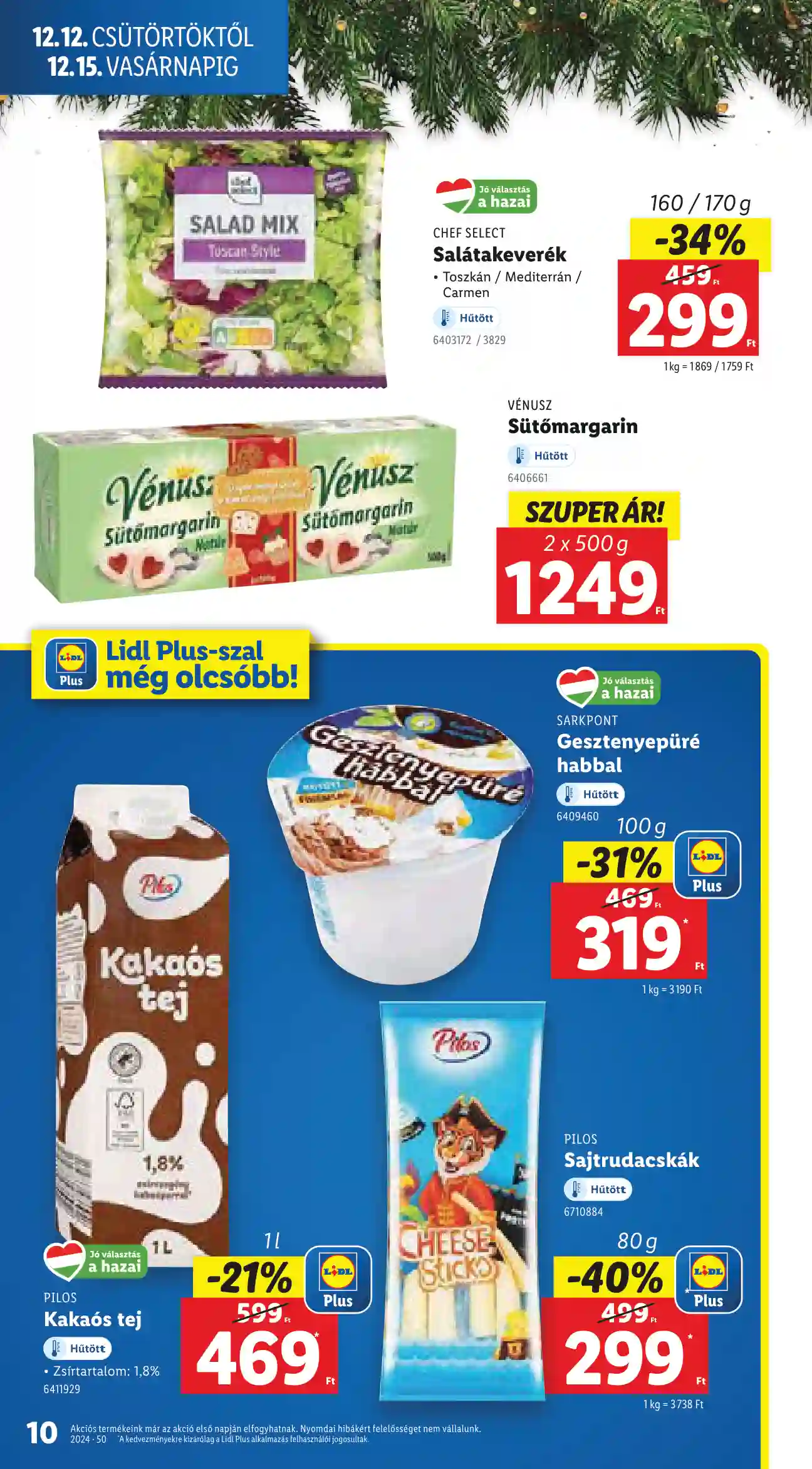 Lidl akciós újság 50. hét (Érvényes 12.12-től) (78 oldal)