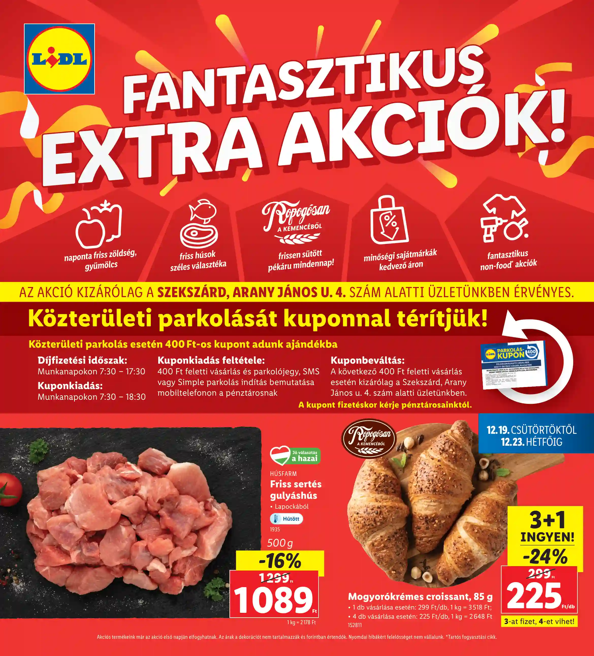 LIDL Regionális akciók – Szekszárd 51.hét