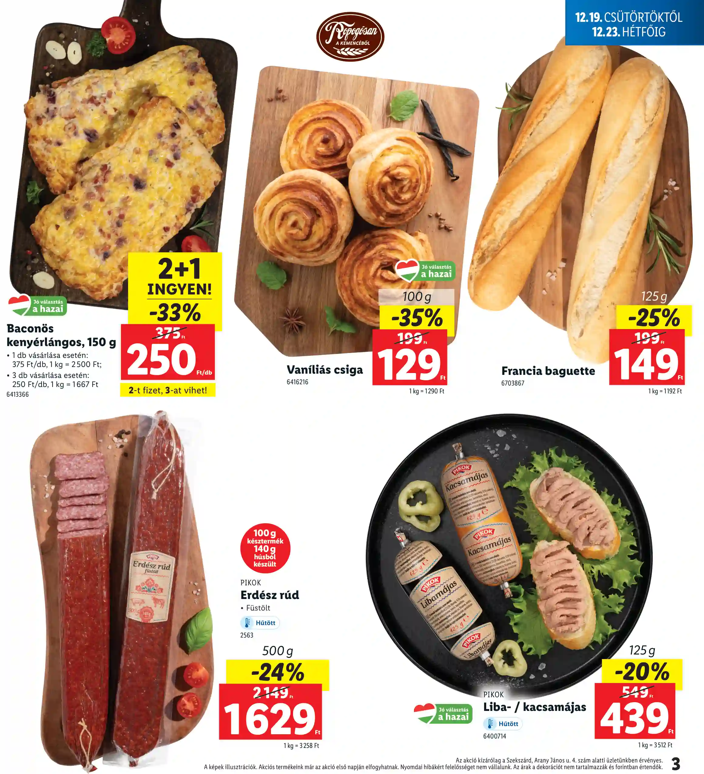Lidl akciós újság 51. hét (Regionális akciók – Szekszárd) (3 oldal)