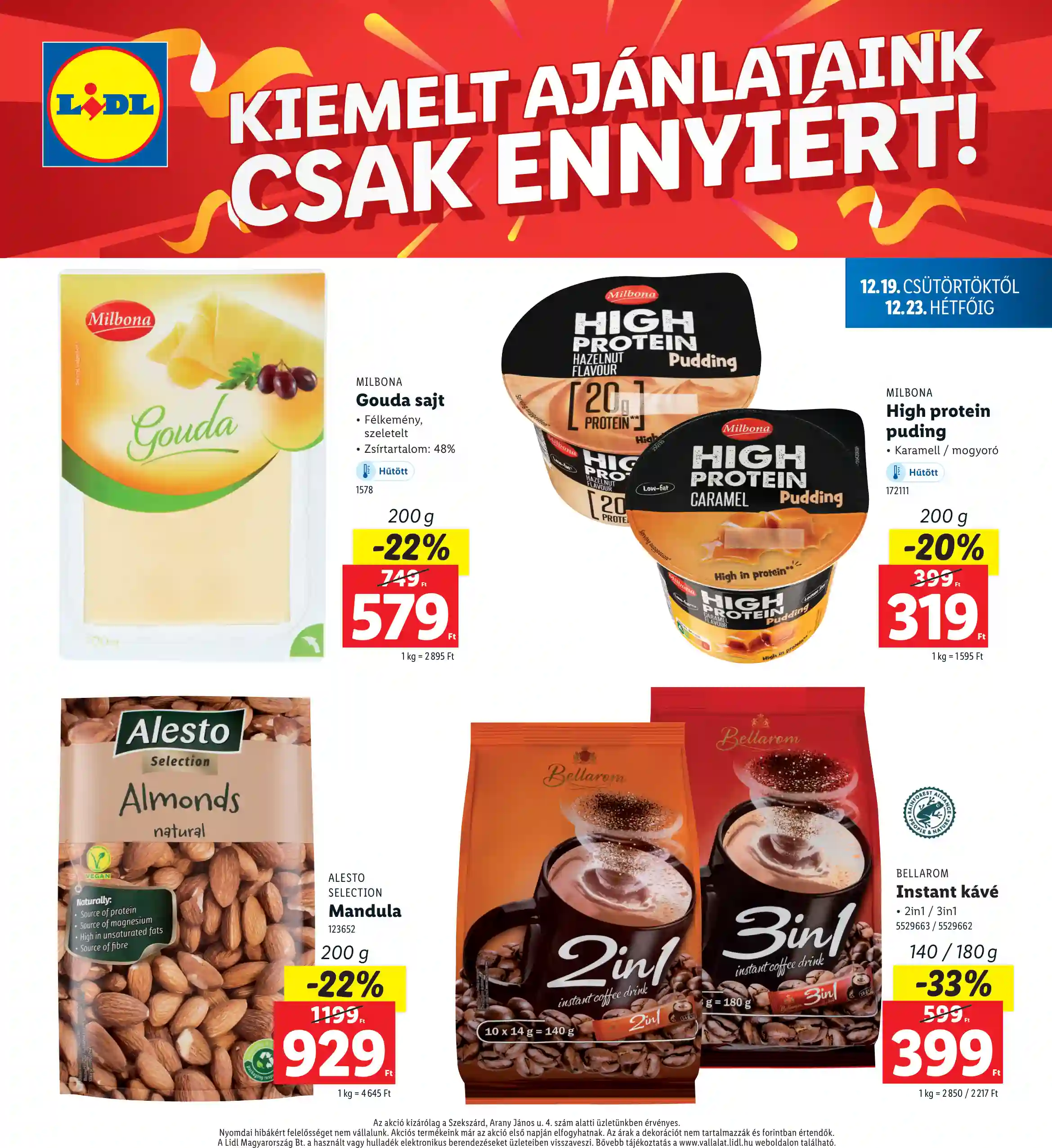Lidl akciós újság 51. hét (Regionális akciók – Szekszárd) (4 oldal)