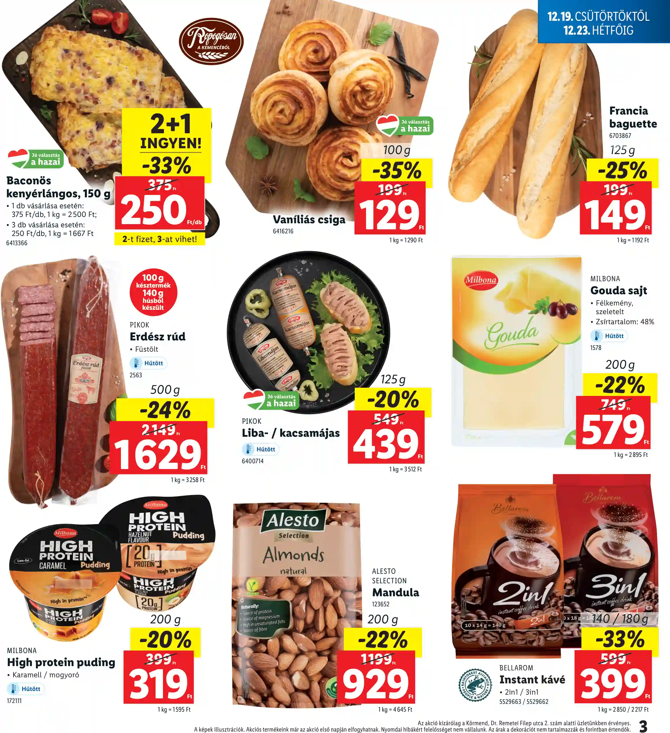 Lidl akciós újság 51. hét (Regionális akciók – Körmend) (3 oldal)
