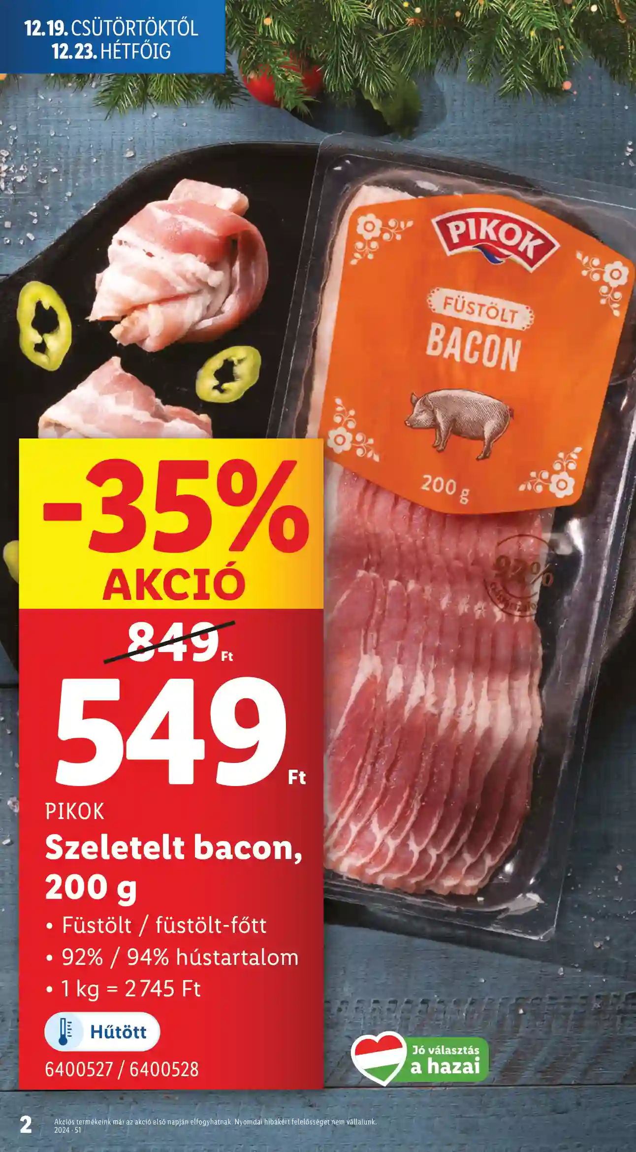 Lidl akciós újság 51. hét (Érvényes 12.19-től) (2 oldal)
