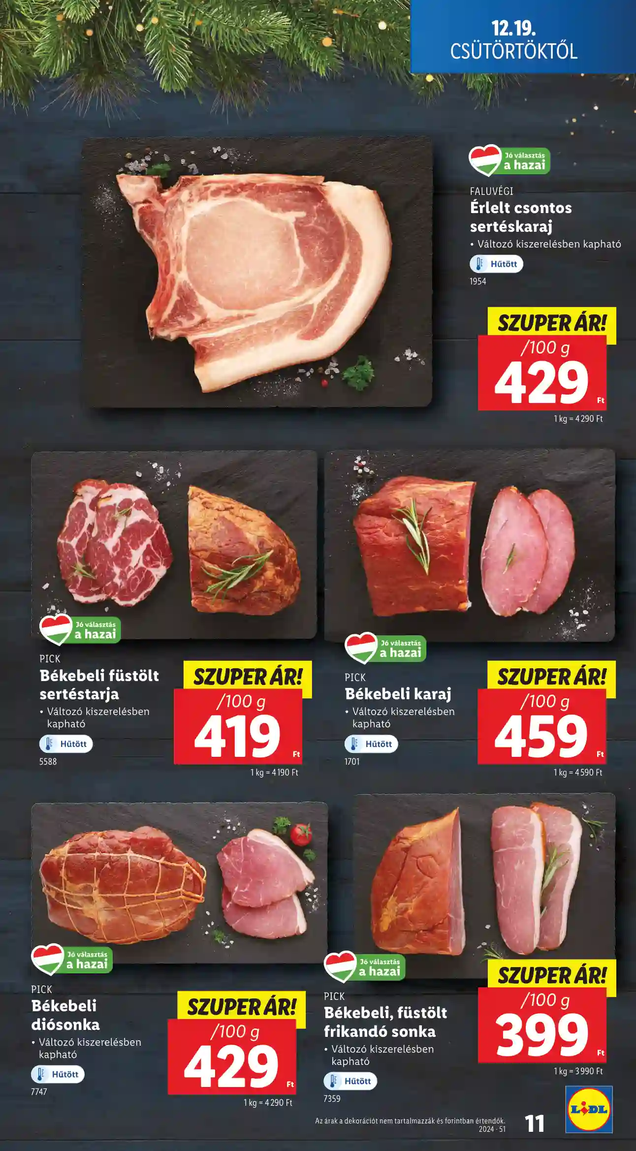 Lidl akciós újság 51. hét (Érvényes 12.19-től) (3 oldal)