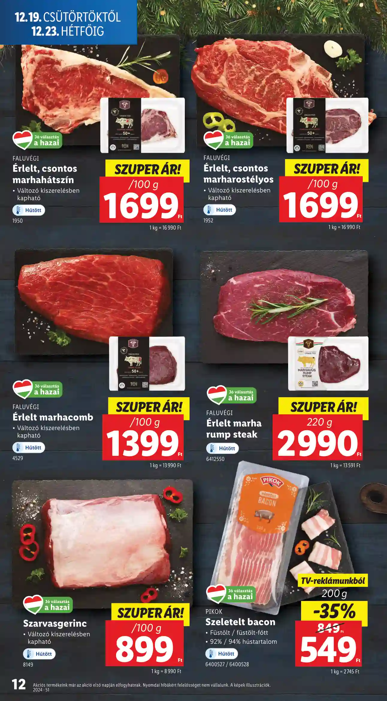 Lidl akciós újság 51. hét (Érvényes 12.19-től) (4 oldal)