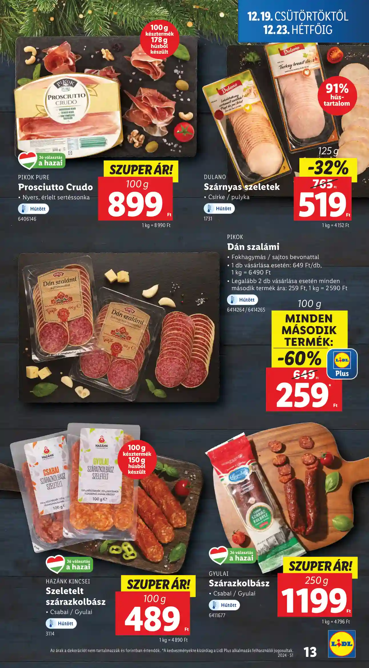 Lidl akciós újság 51. hét (Érvényes 12.19-től) (5 oldal)