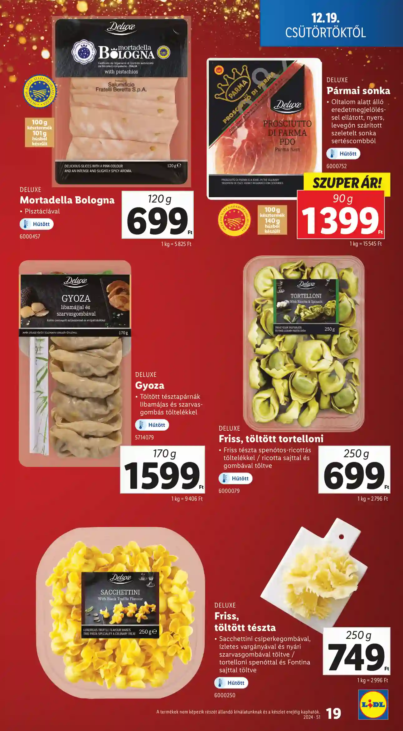 Lidl akciós újság 51. hét (Érvényes 12.19-től) (11 oldal)