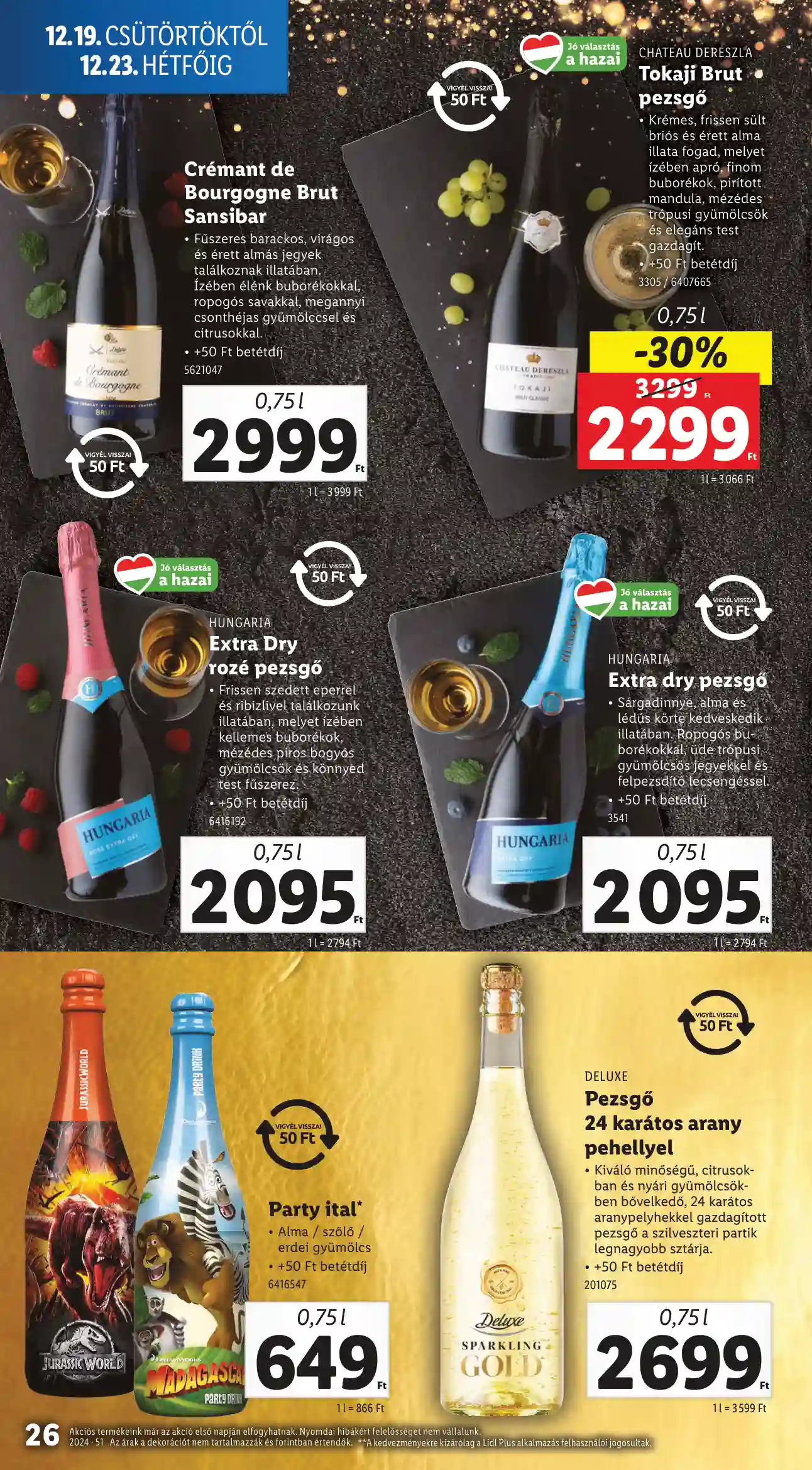 Lidl akciós újság 51. hét (Érvényes 12.19-től) (19 oldal)