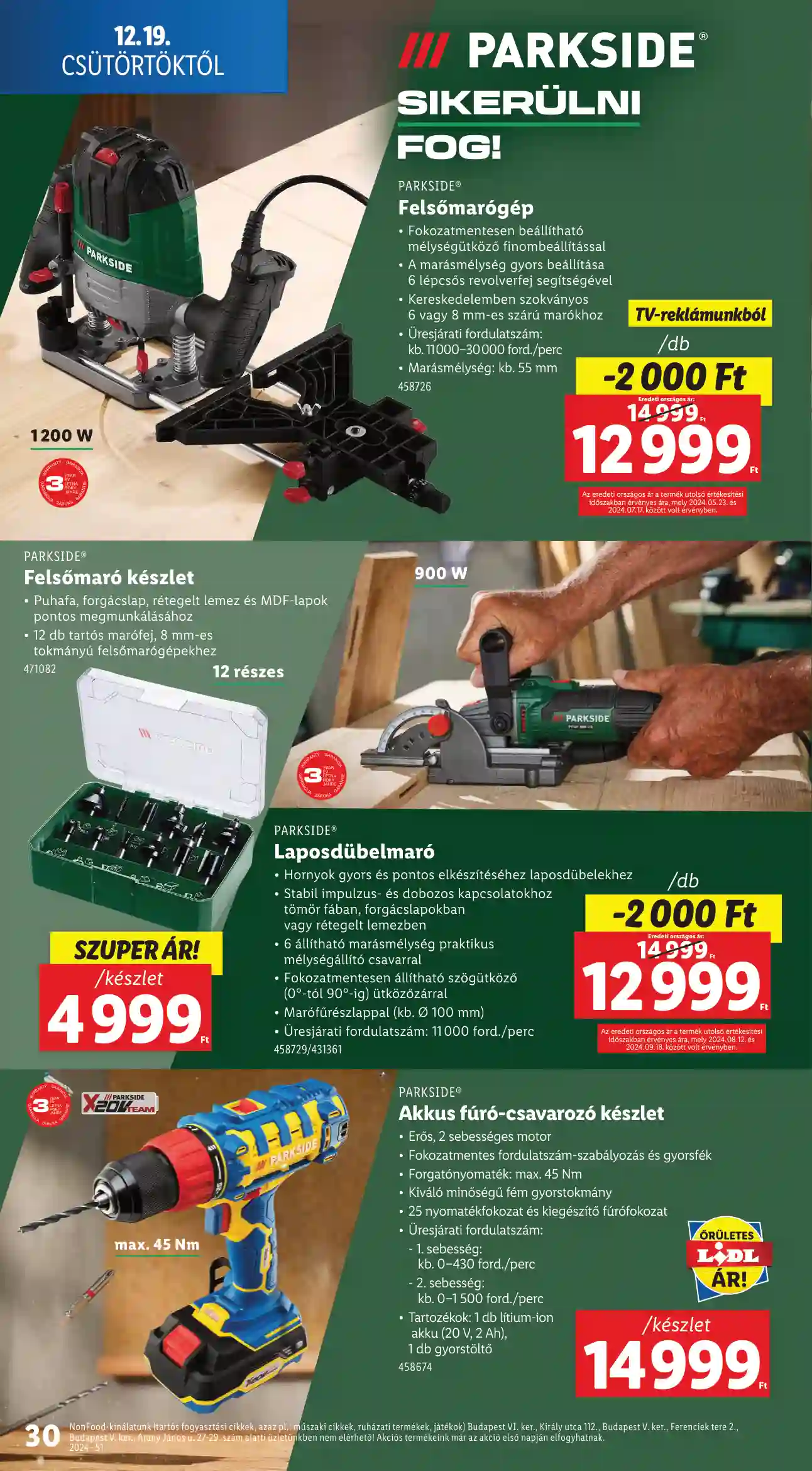 Lidl akciós újság 51. hét (Érvényes 12.19-től) (23 oldal)