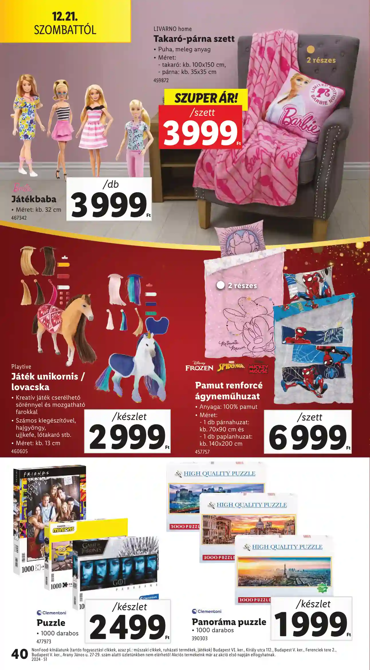 Lidl akciós újság 51. hét (Érvényes 12.19-től) (34 oldal)