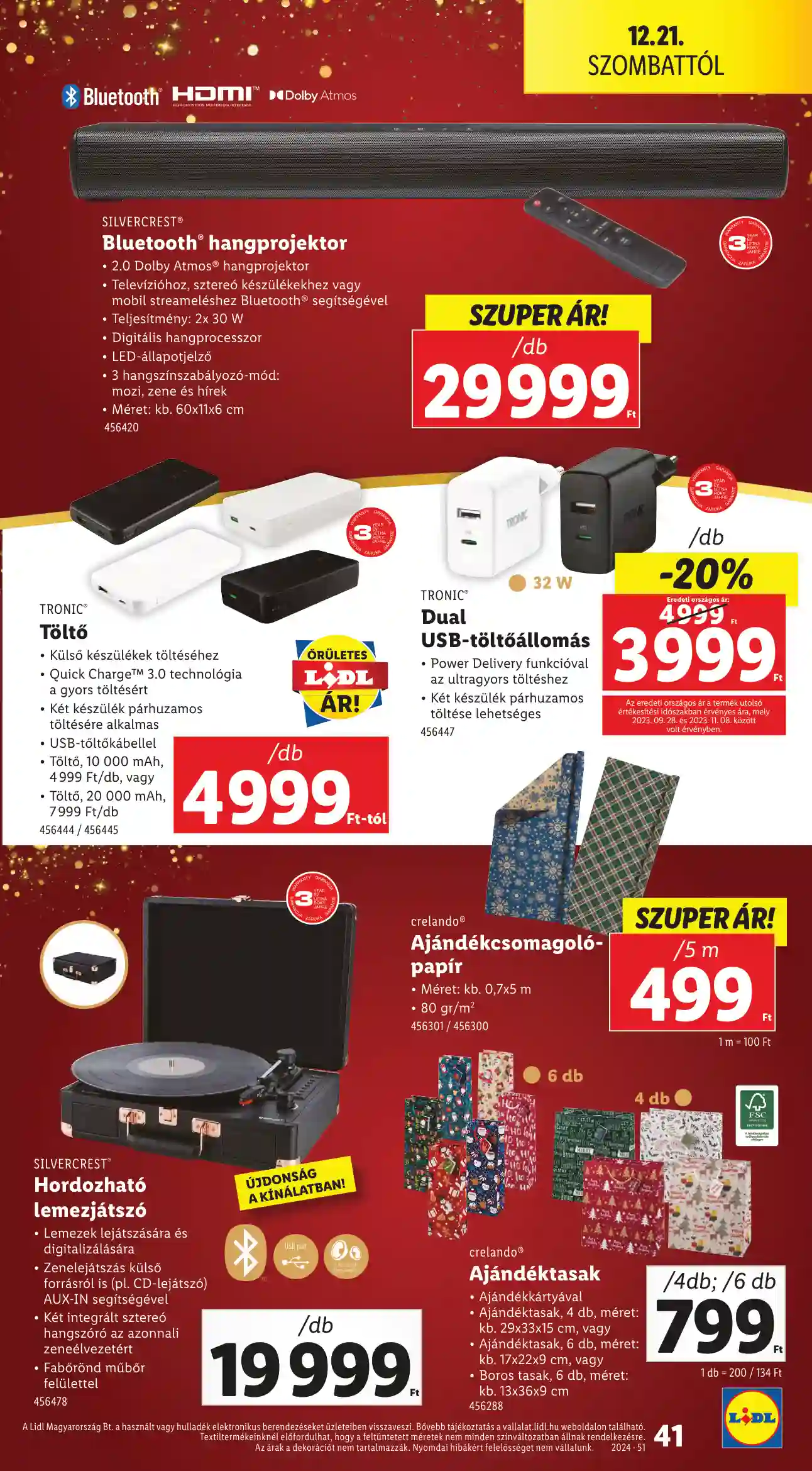 Lidl akciós újság 51. hét (Érvényes 12.19-től) (36 oldal)