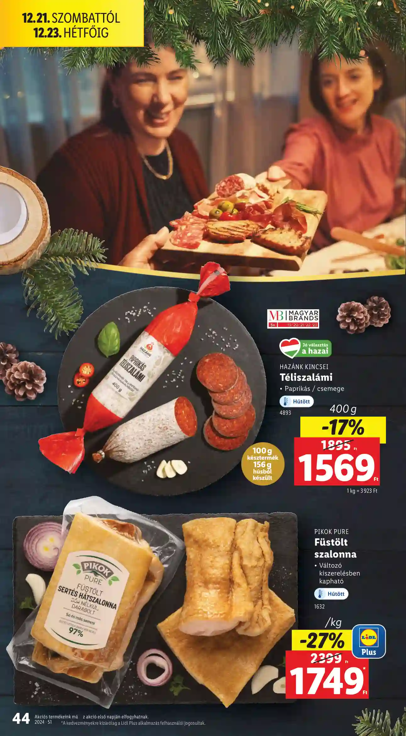 Lidl akciós újság 51. hét (Érvényes 12.19-től) (39 oldal)