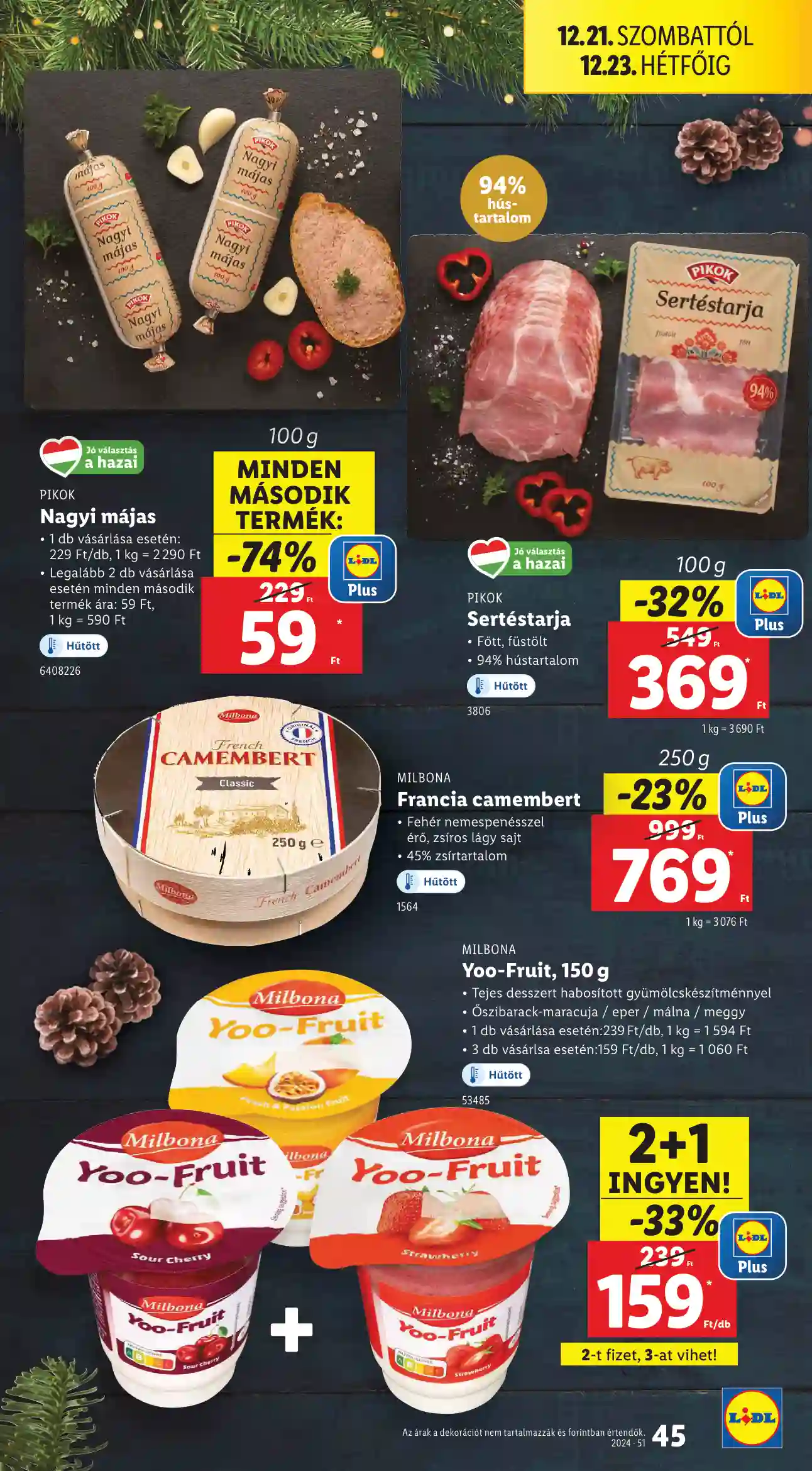 Lidl akciós újság 51. hét (Érvényes 12.19-től) (40 oldal)