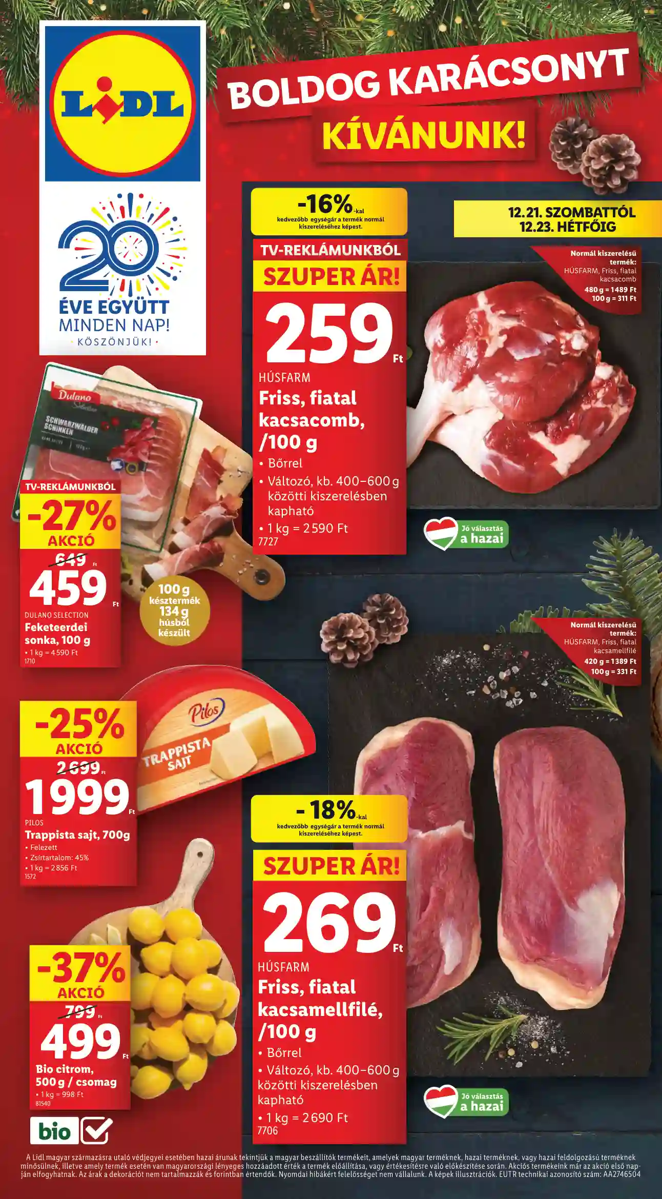 Lidl akciós újság 51. hét (Érvényes 12.19-től) (45 oldal)