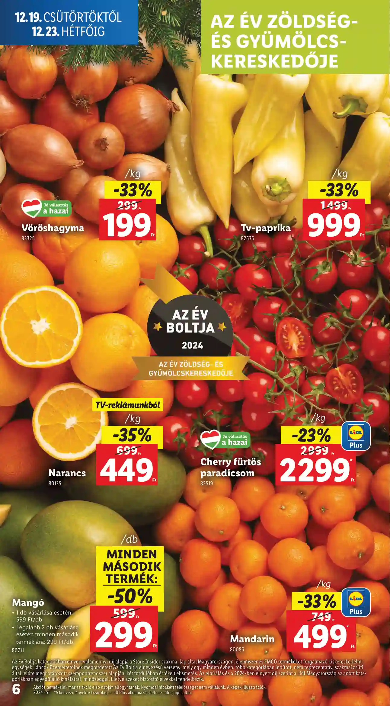 Lidl akciós újság 51. hét (Érvényes 12.19-től) (46 oldal)