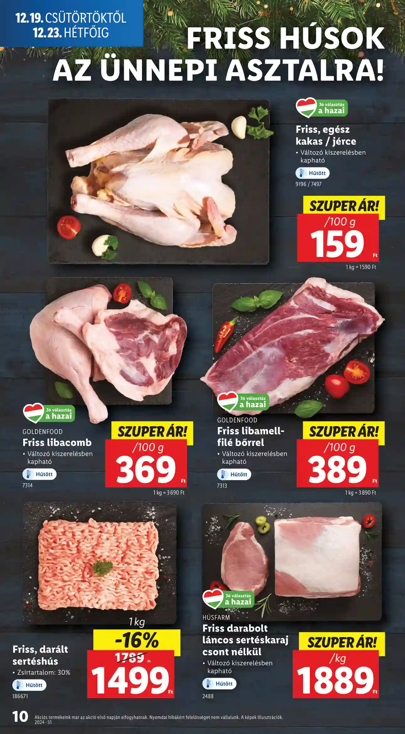 Lidl akciós újság 51. hét (Érvényes 12.19-től) (50 oldal)