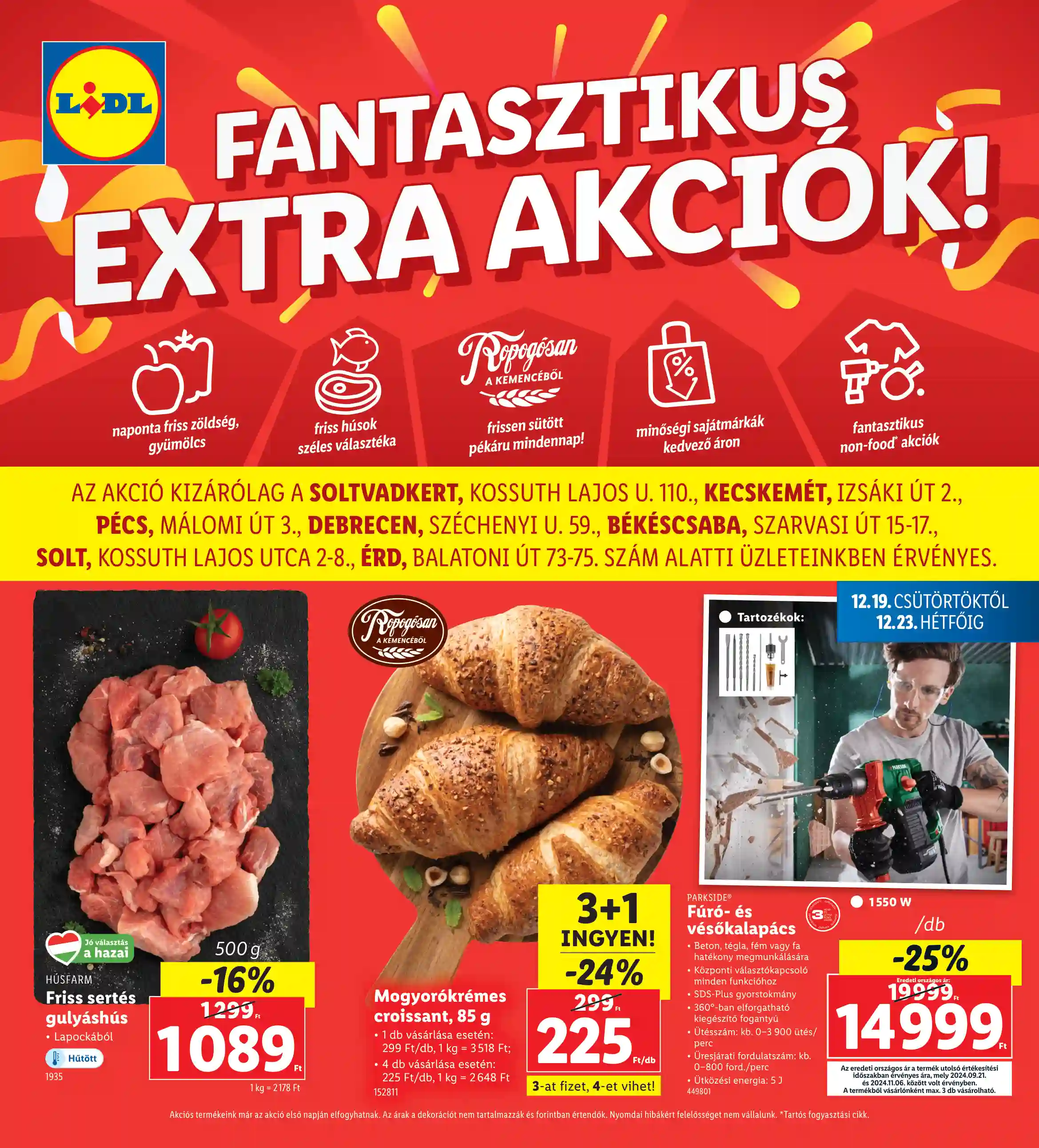 LIDL Regionális akciók 51.hét
