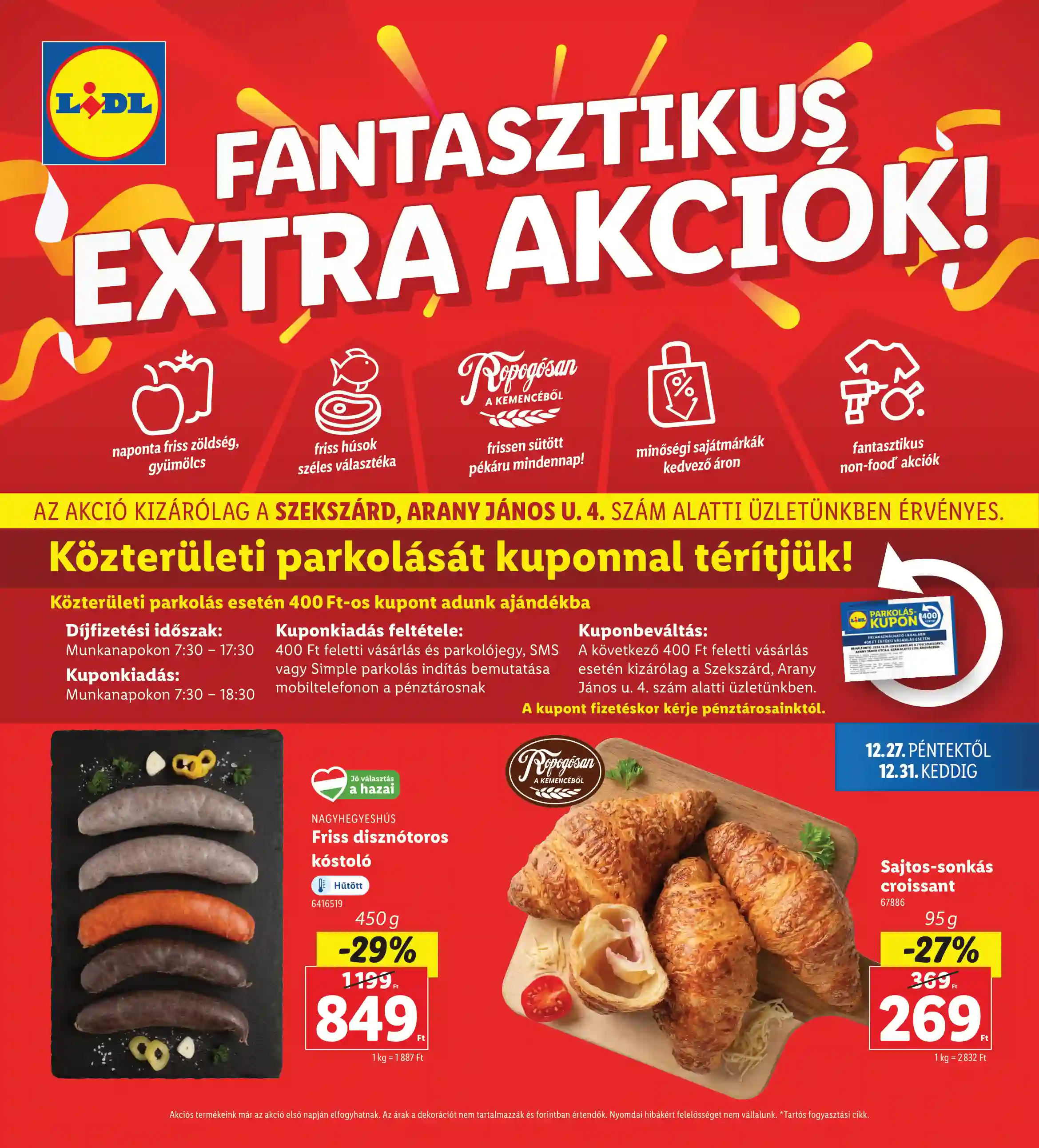 LIDL Regionális akciók 52.hét
