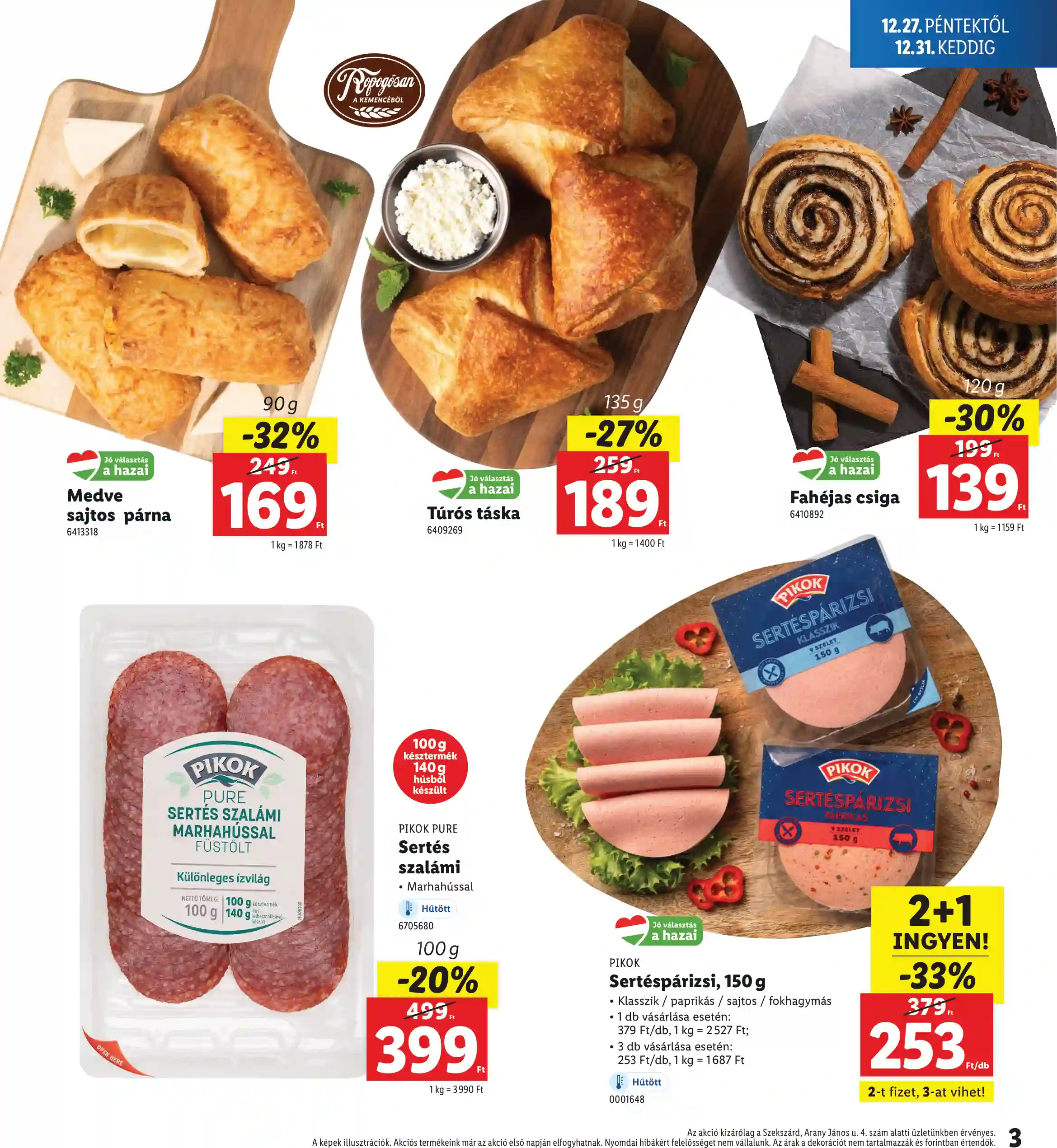 Lidl akciós újság 52. hét (Regionális akciók) (3 oldal)