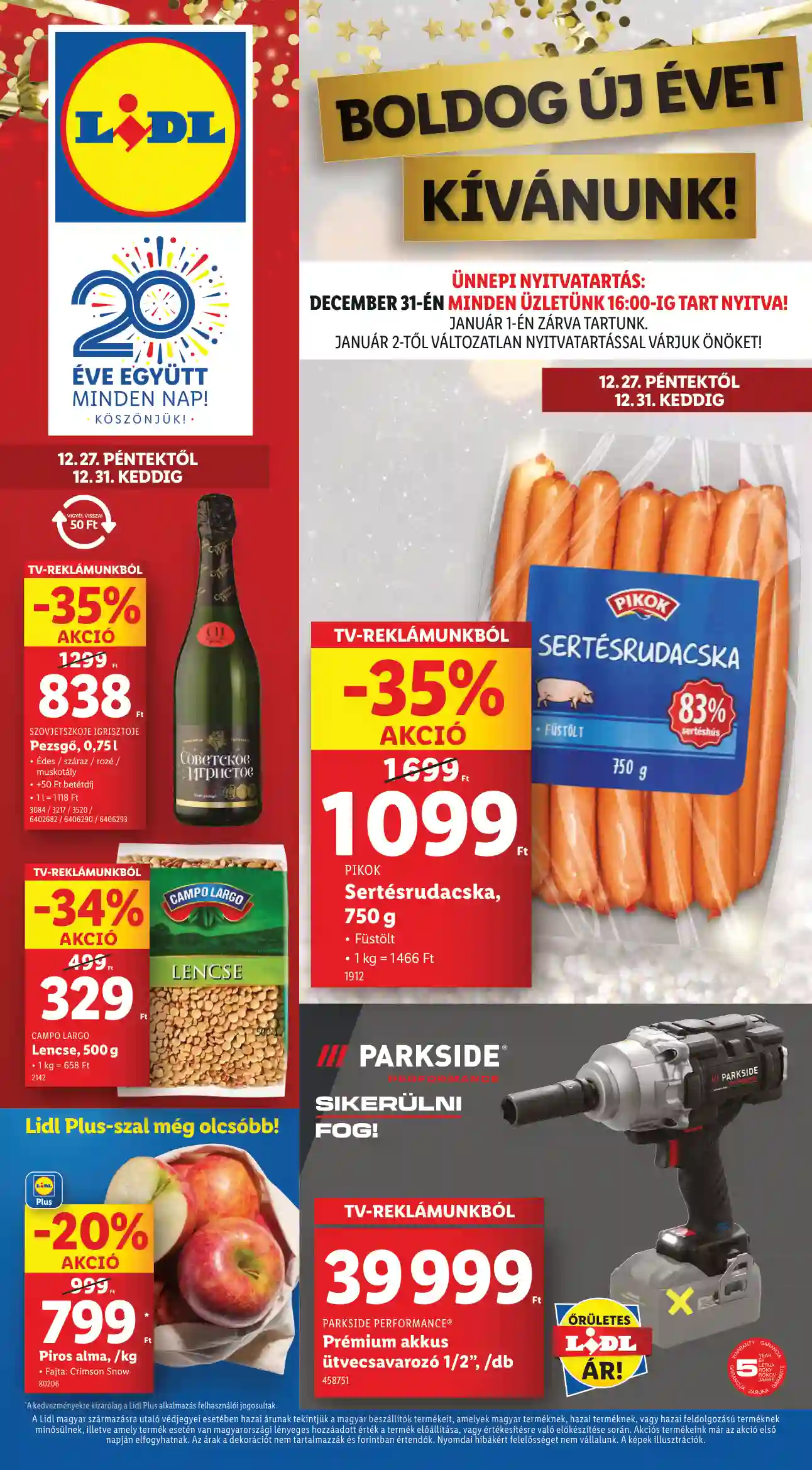 LIDL Érvényes 12.27-től 52.hét