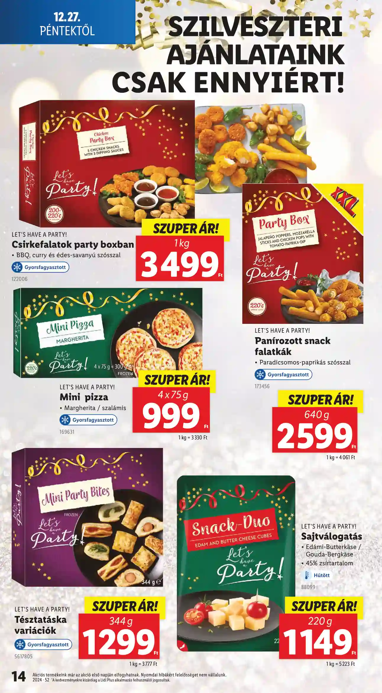 Lidl akciós újság 52. hét (Érvényes 12.27-től) (6 oldal)