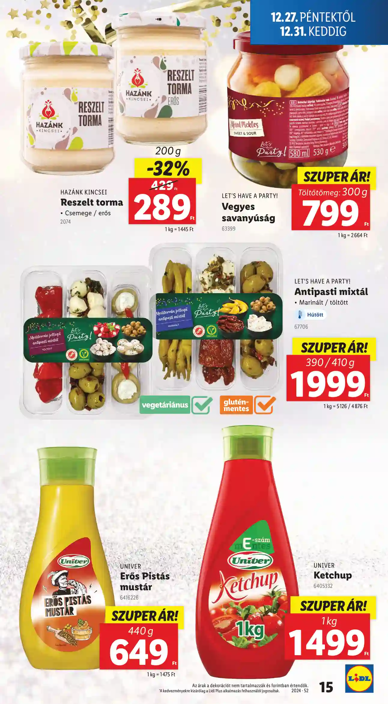 Lidl akciós újság 52. hét (Érvényes 12.27-től) (7 oldal)