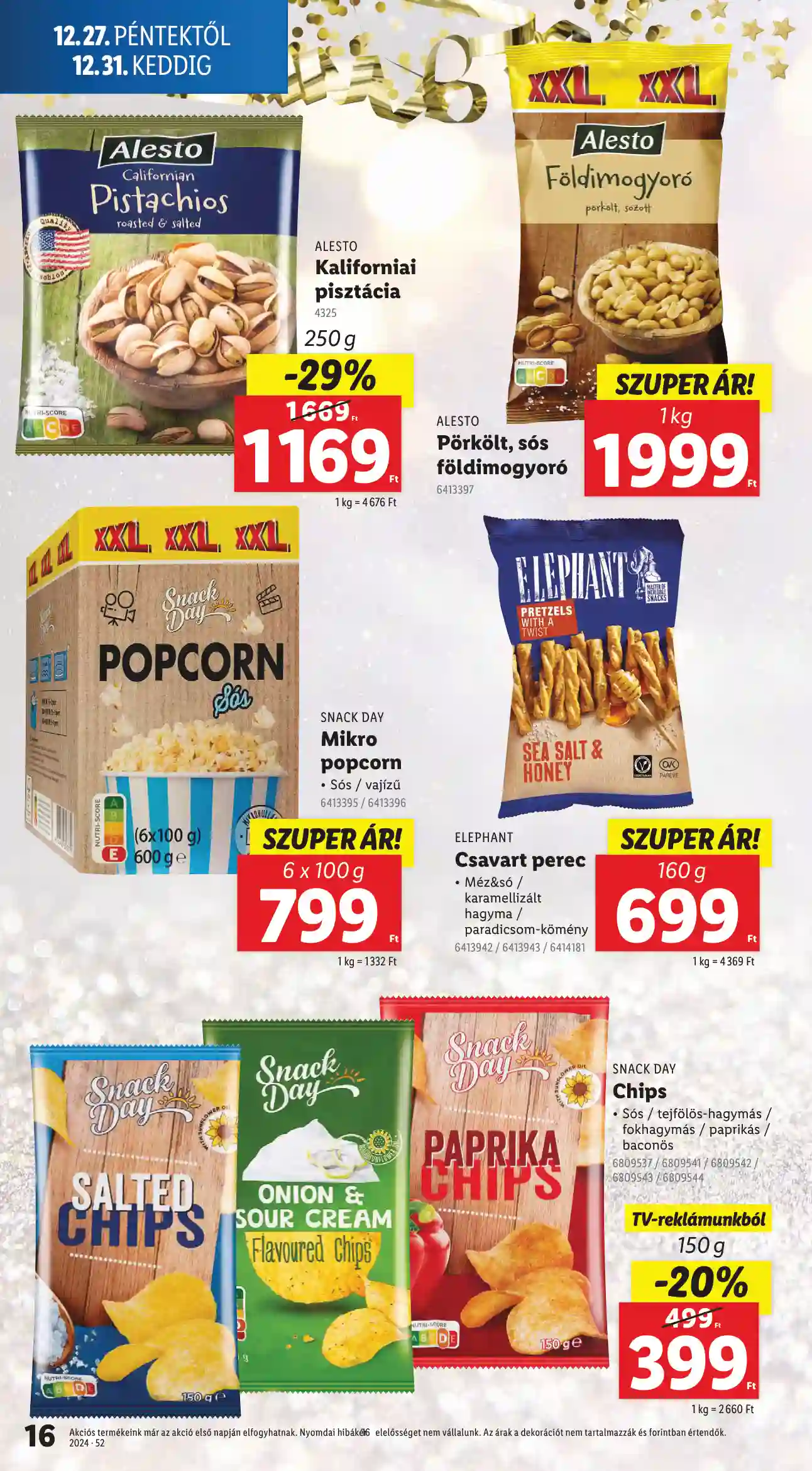 Lidl akciós újság 52. hét (Érvényes 12.27-től) (8 oldal)