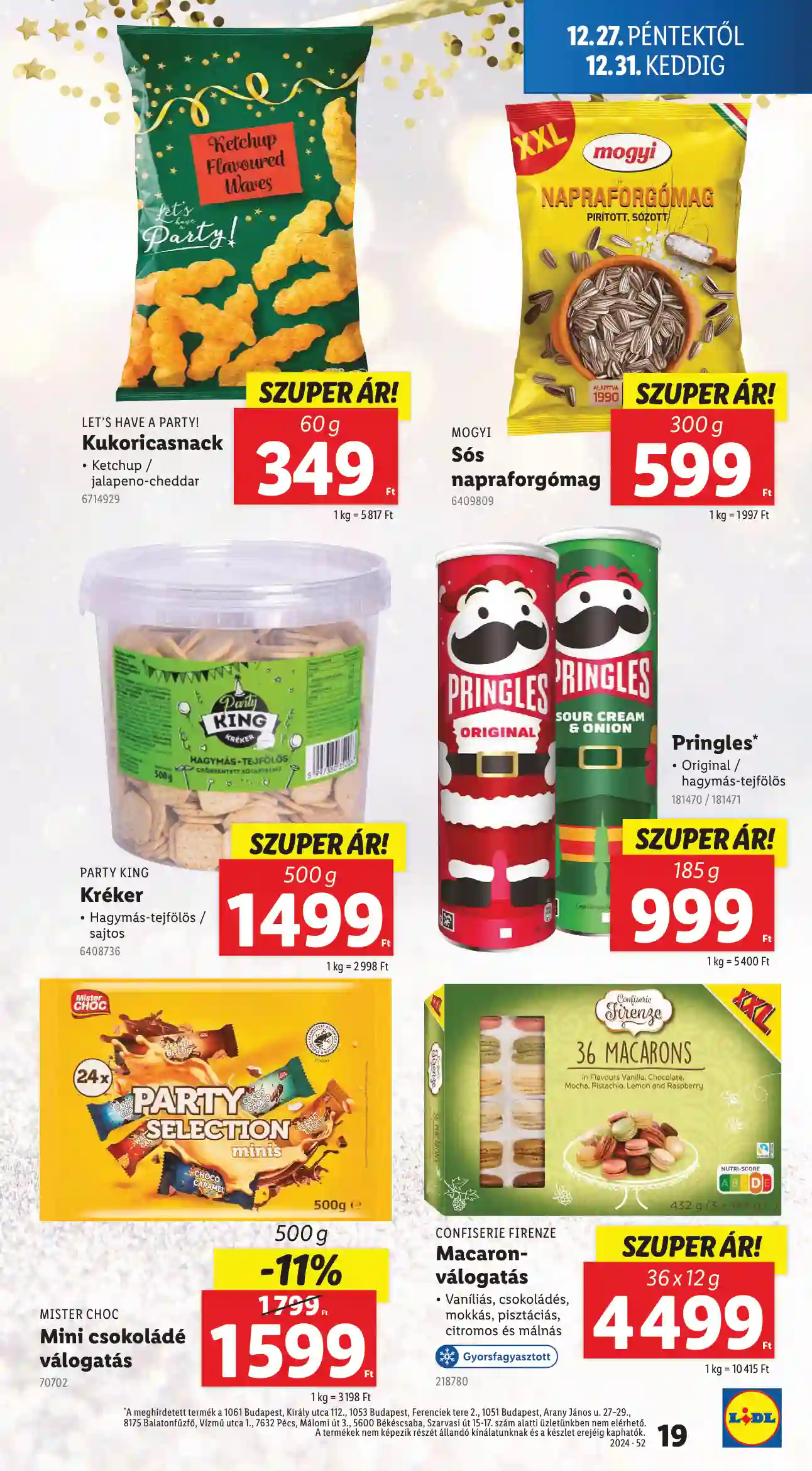 Lidl akciós újság 52. hét (Érvényes 12.27-től) (11 oldal)