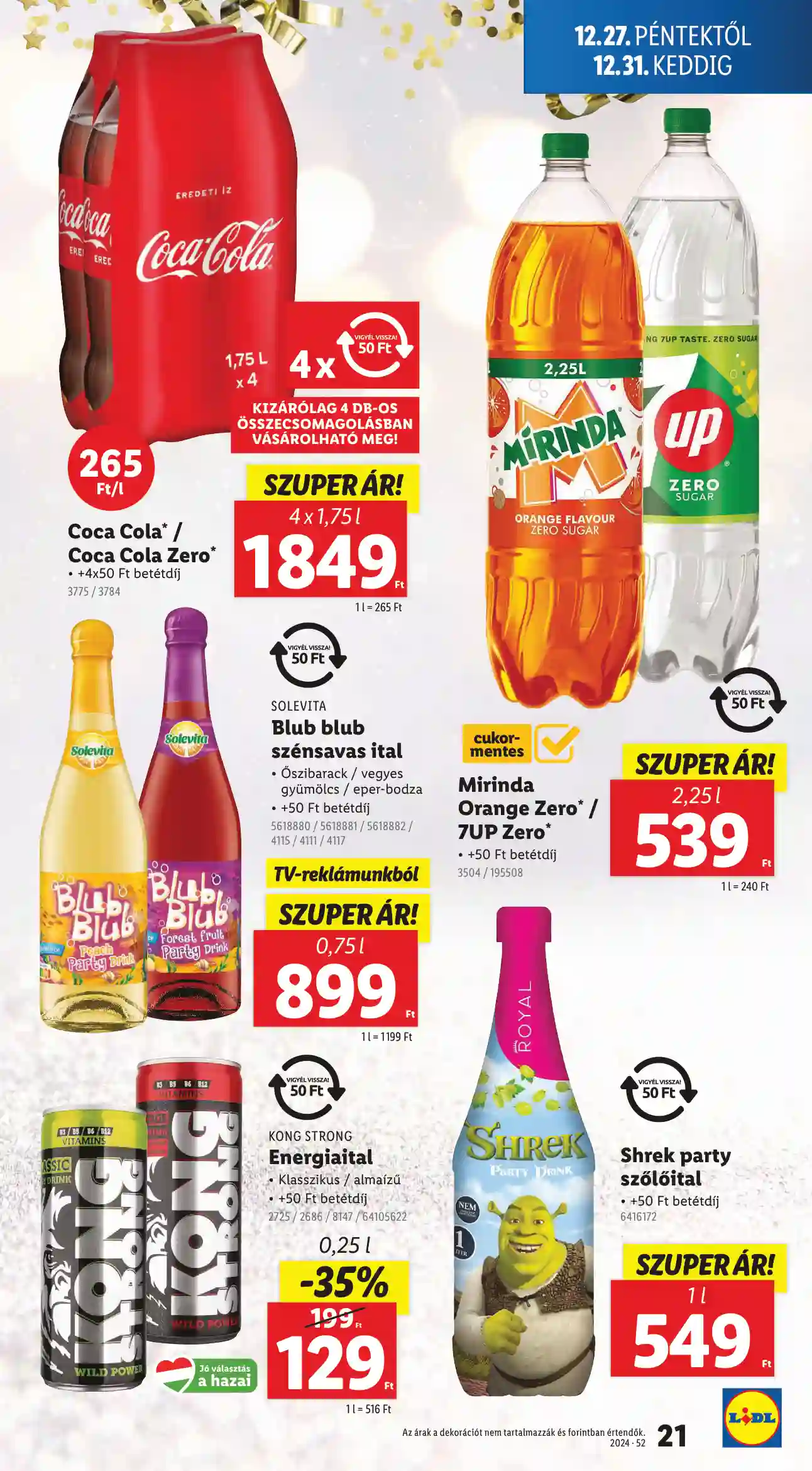 Lidl akciós újság 52. hét (Érvényes 12.27-től) (14 oldal)