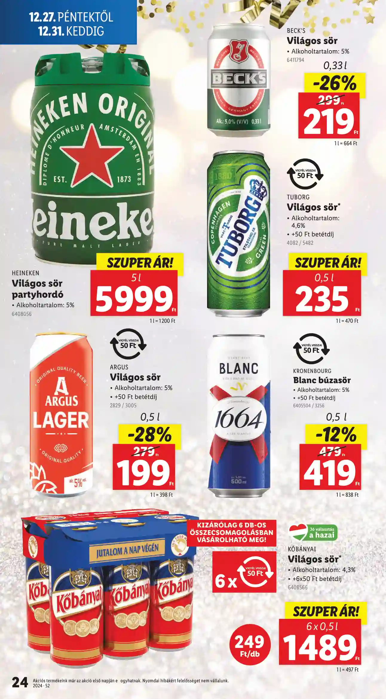 Lidl akciós újság 52. hét (Érvényes 12.27-től) (17 oldal)