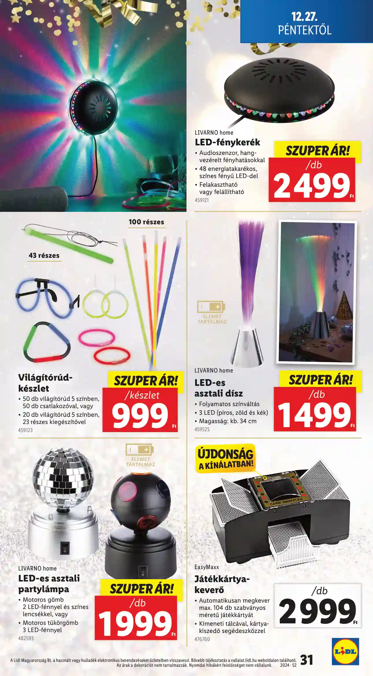 Lidl akciós újság 52. hét (Érvényes 12.27-től) (25 oldal)