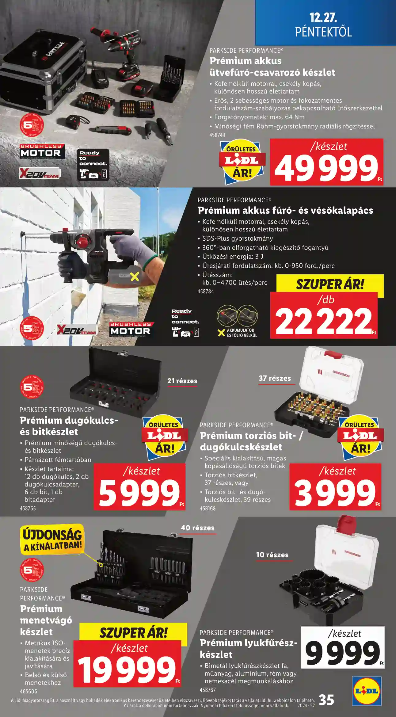 Lidl akciós újság 52. hét (Érvényes 12.27-től) (29 oldal)