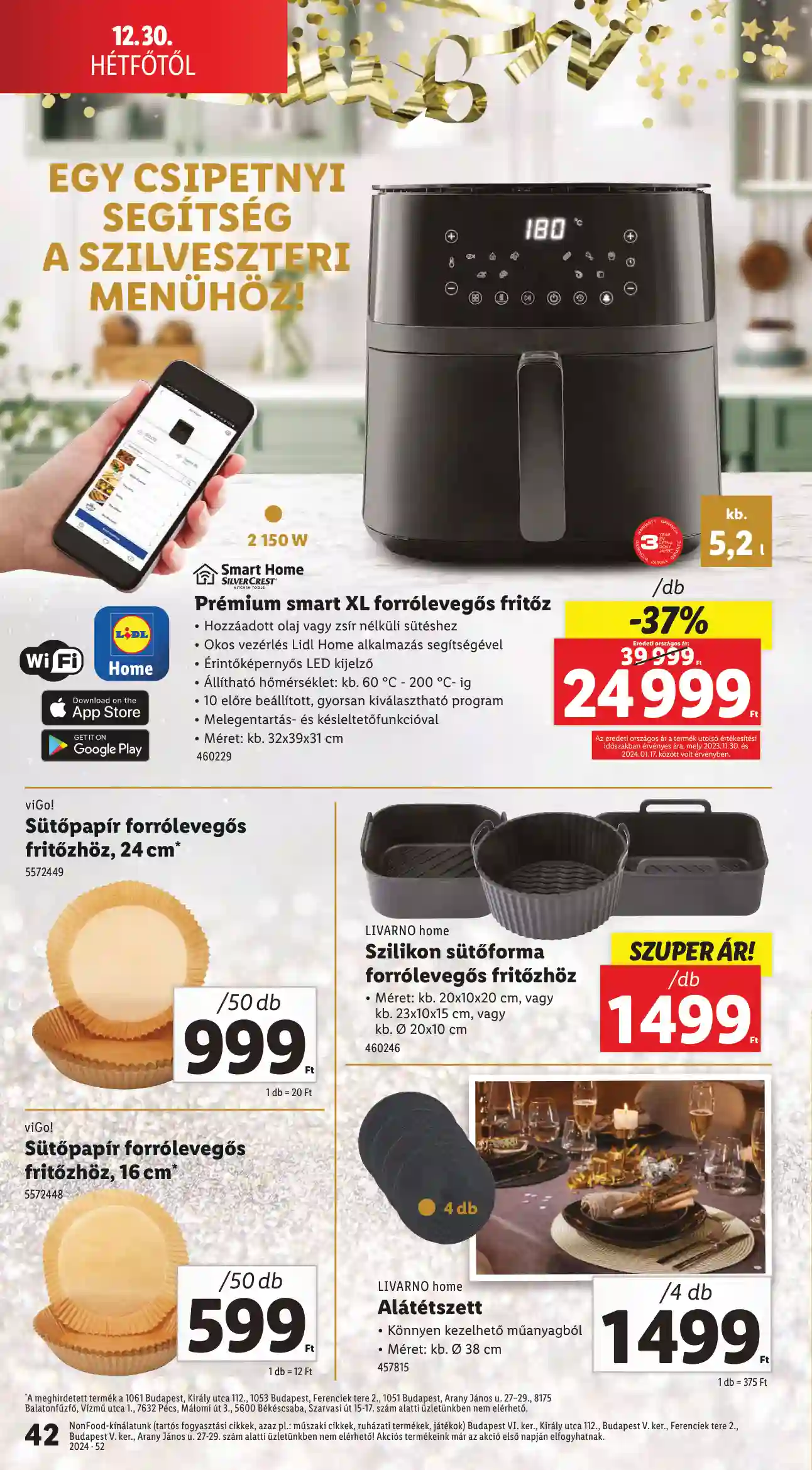 Lidl akciós újság 52. hét (Érvényes 12.27-től) (37 oldal)
