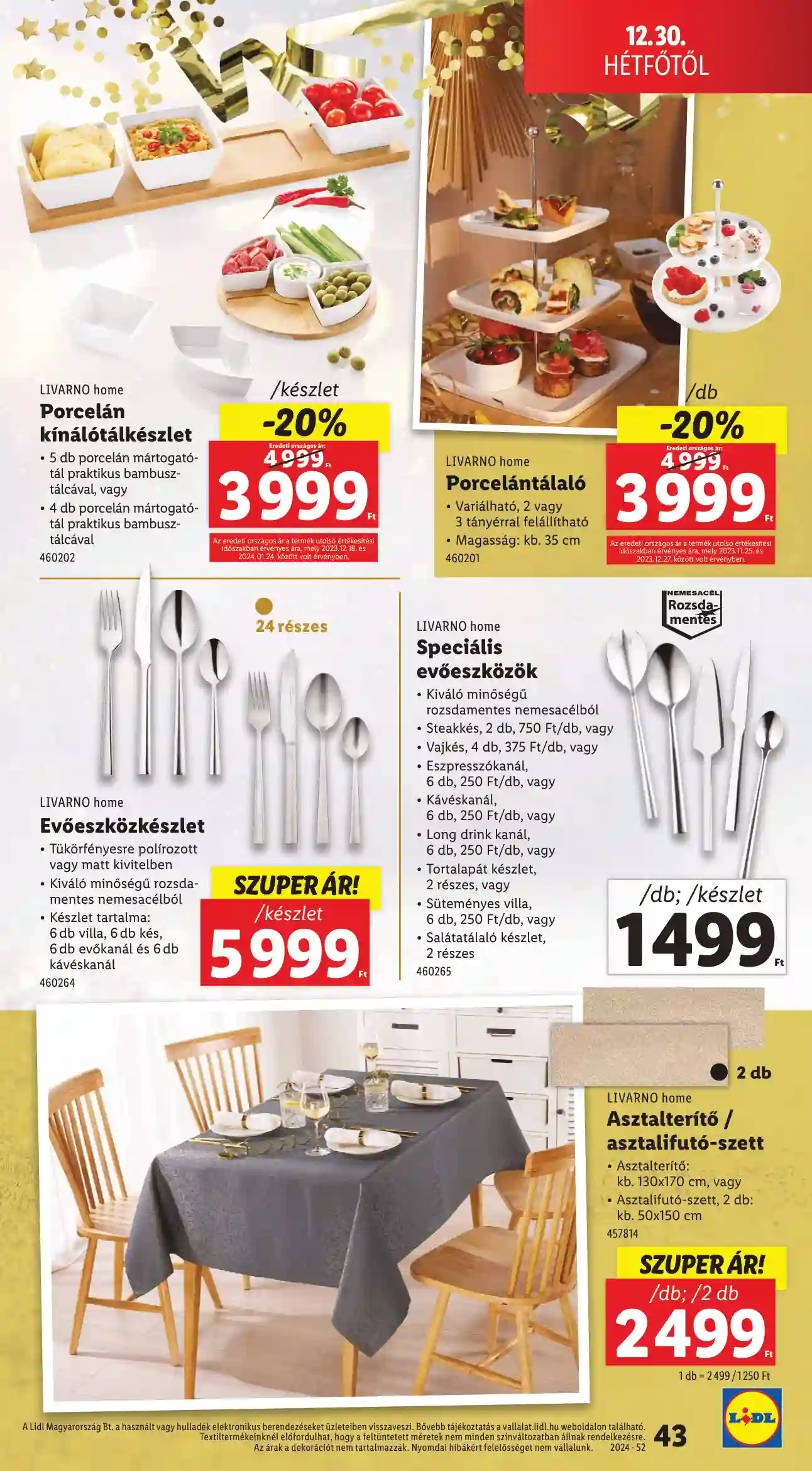 Lidl akciós újság 52. hét (Érvényes 12.27-től) (38 oldal)