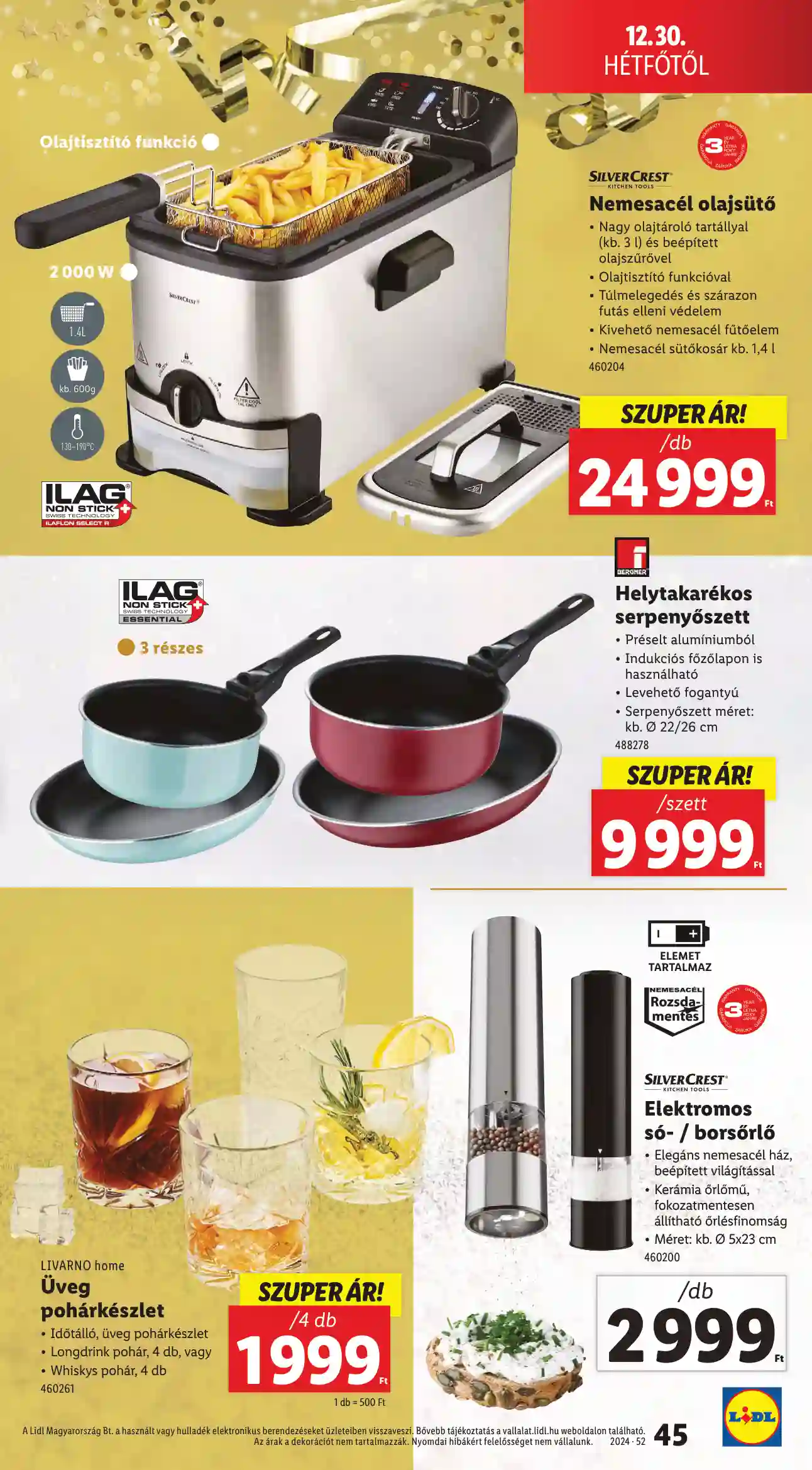 Lidl akciós újság 52. hét (Érvényes 12.27-től) (40 oldal)
