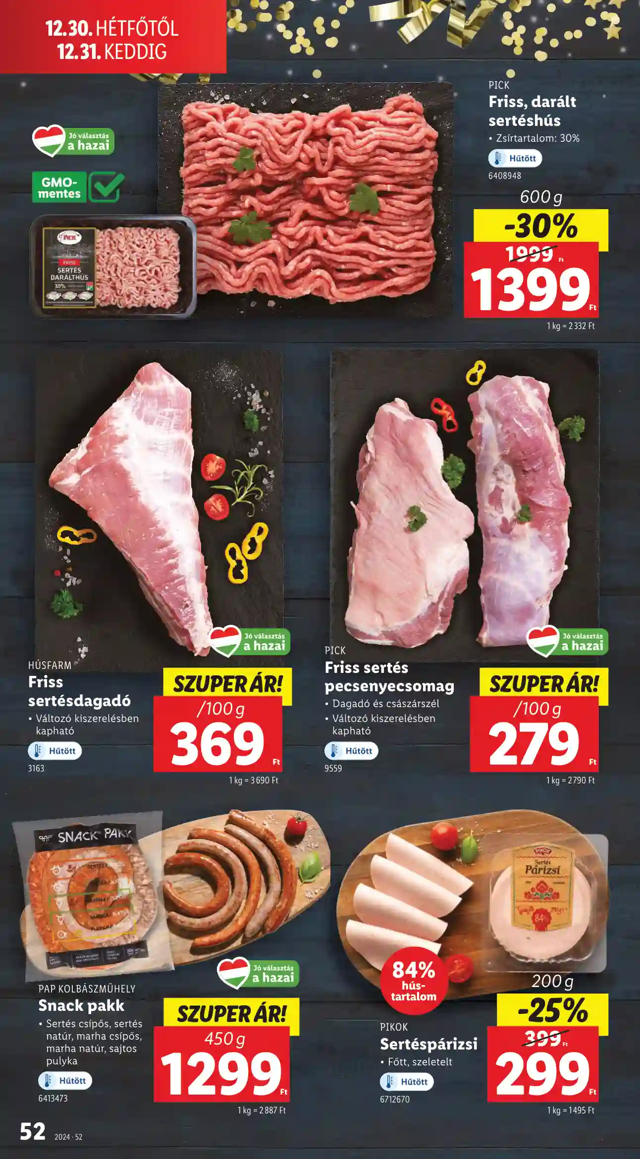 Lidl akciós újság 52. hét (Érvényes 12.27-től) (48 oldal)