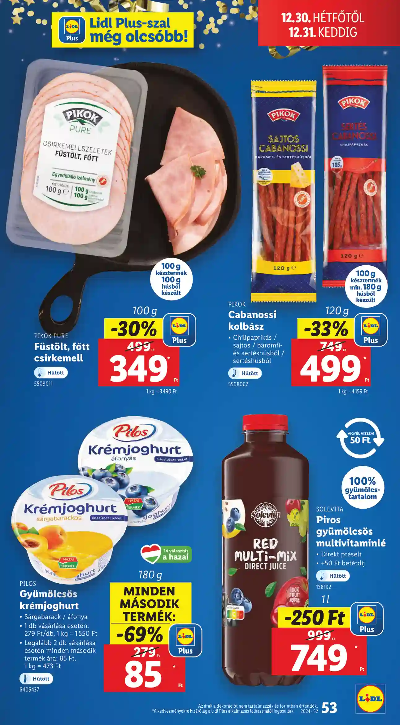 Lidl akciós újság 52. hét (Érvényes 12.27-től) (49 oldal)