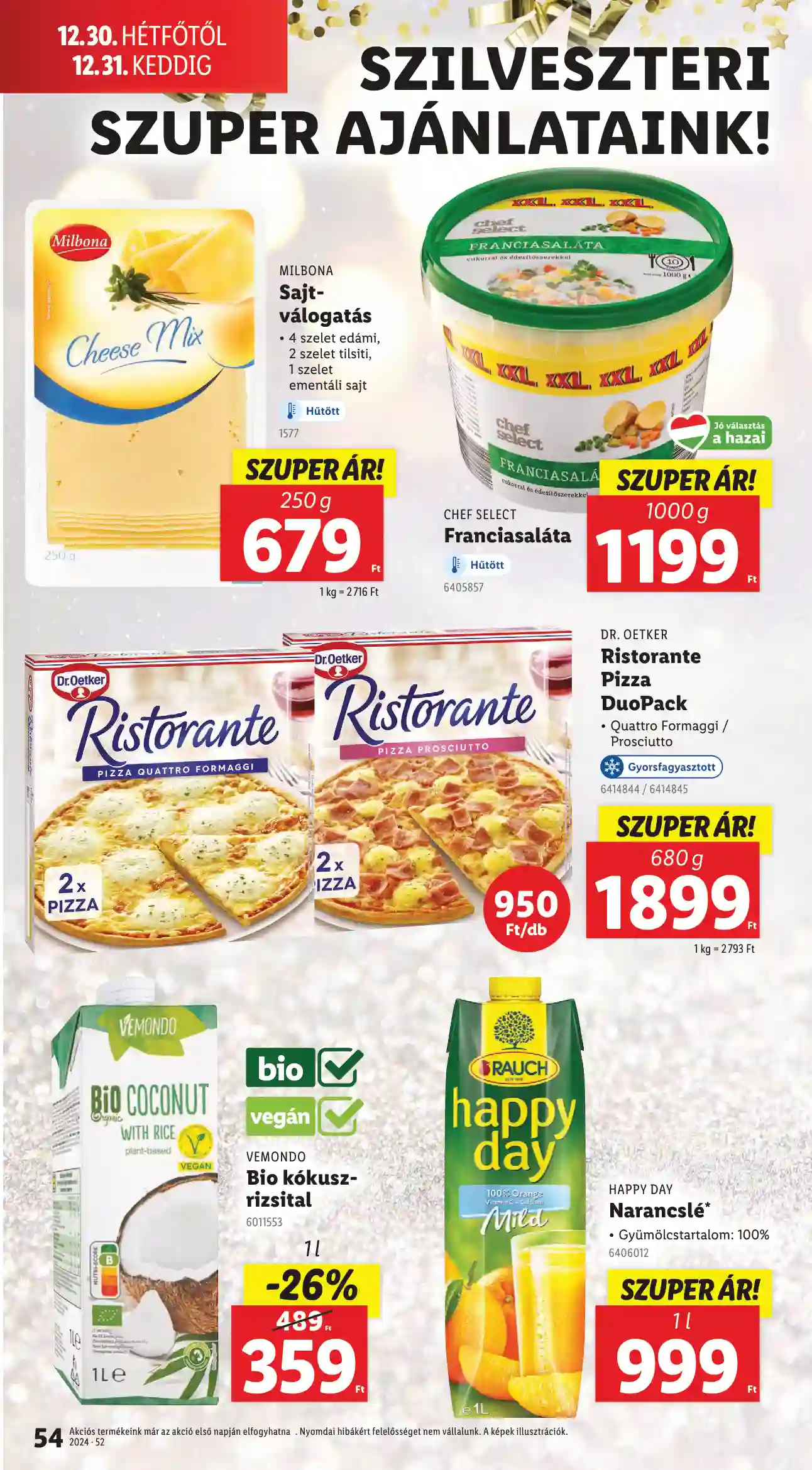 Lidl akciós újság 52. hét (Érvényes 12.27-től) (50 oldal)