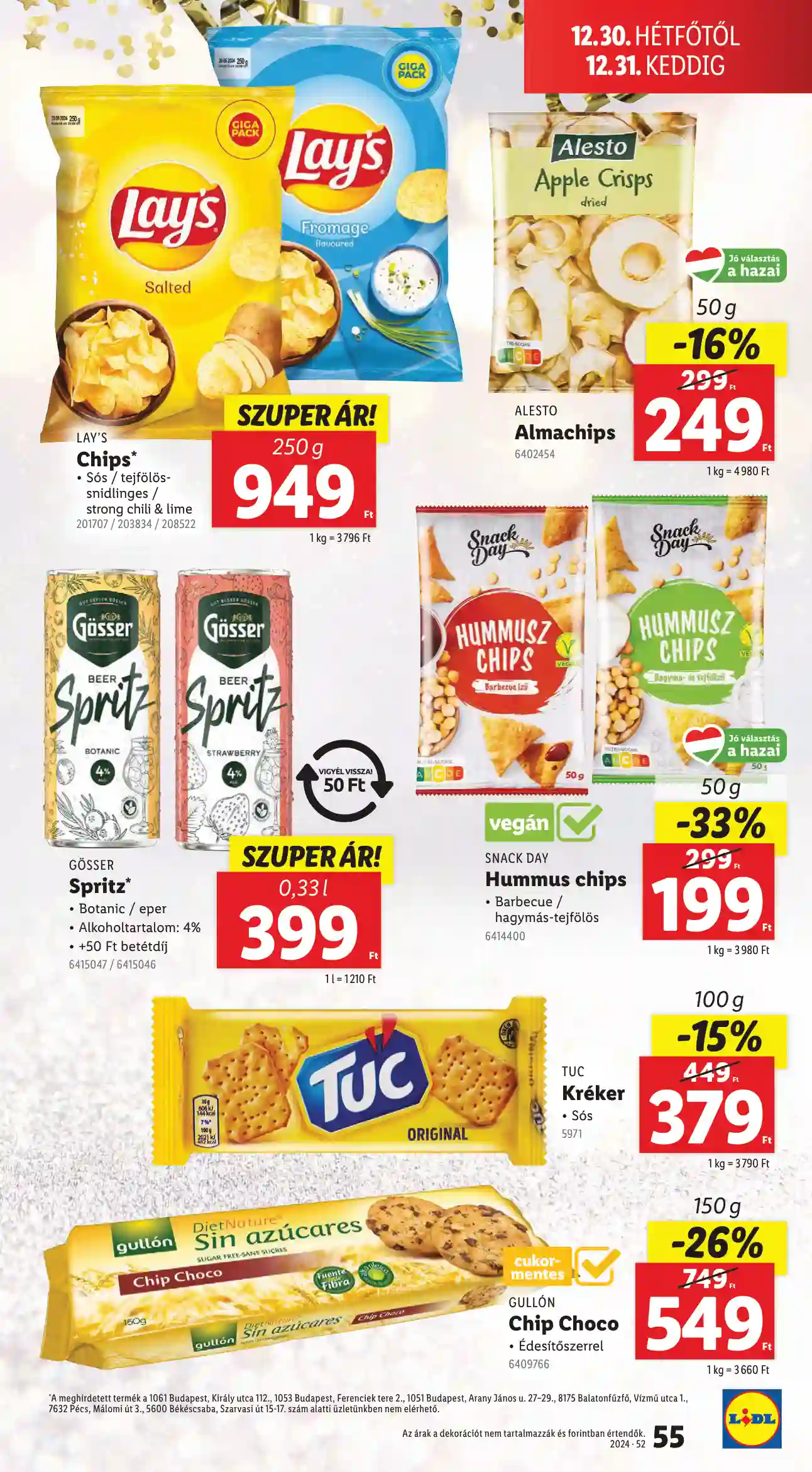 Lidl akciós újság 52. hét (Érvényes 12.27-től) (51 oldal)